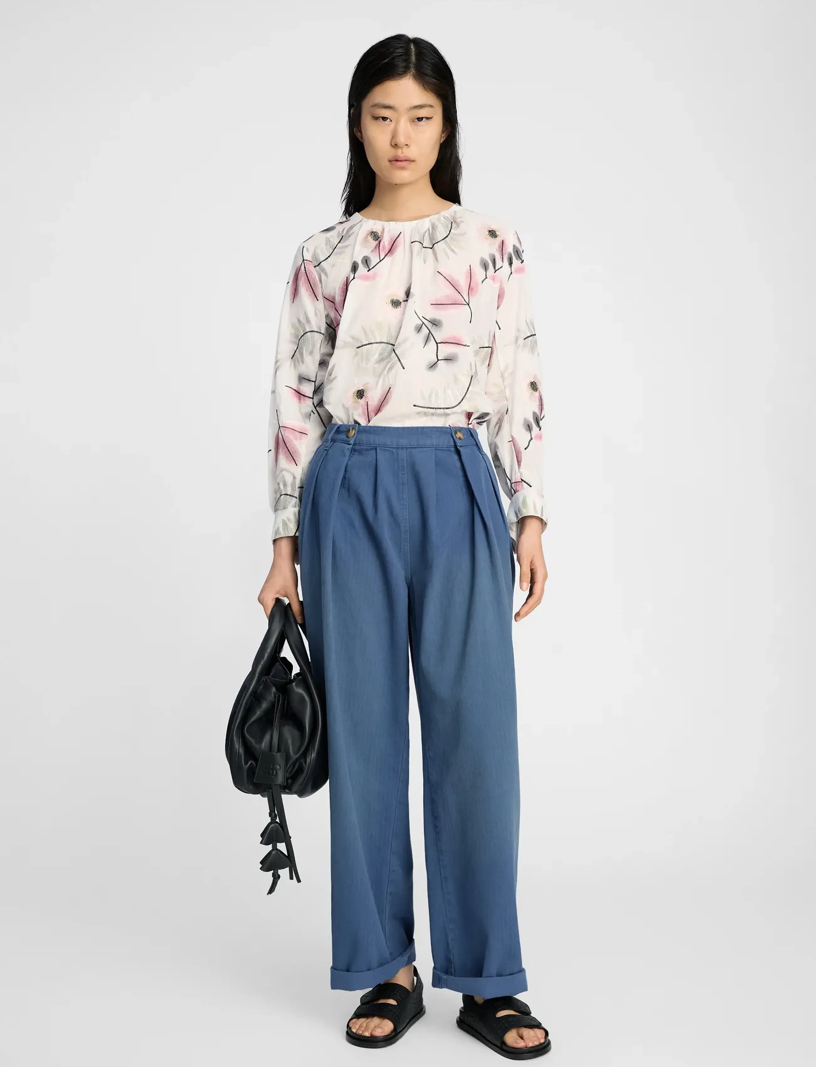 Munthe BELLANCA - Blouses - PRINT KIT / white