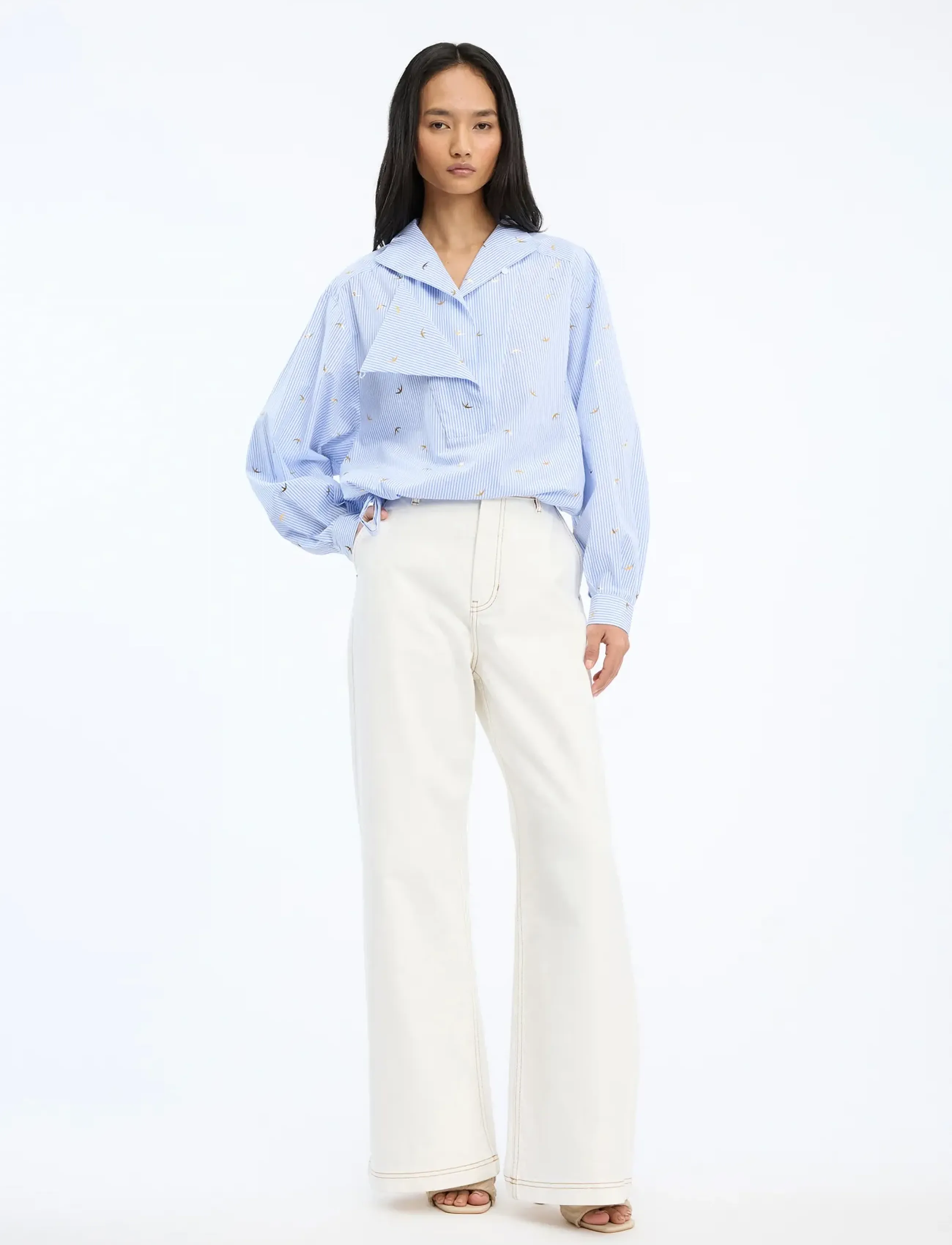 Munthe BELICIAMA - Blouses - LIGHT BLUE / blue