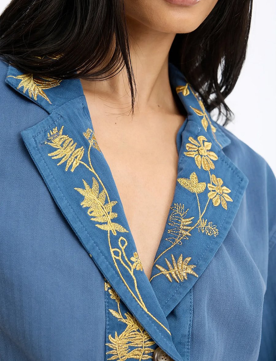 Munthe - BLAISE - denimskjorter - blue - 4