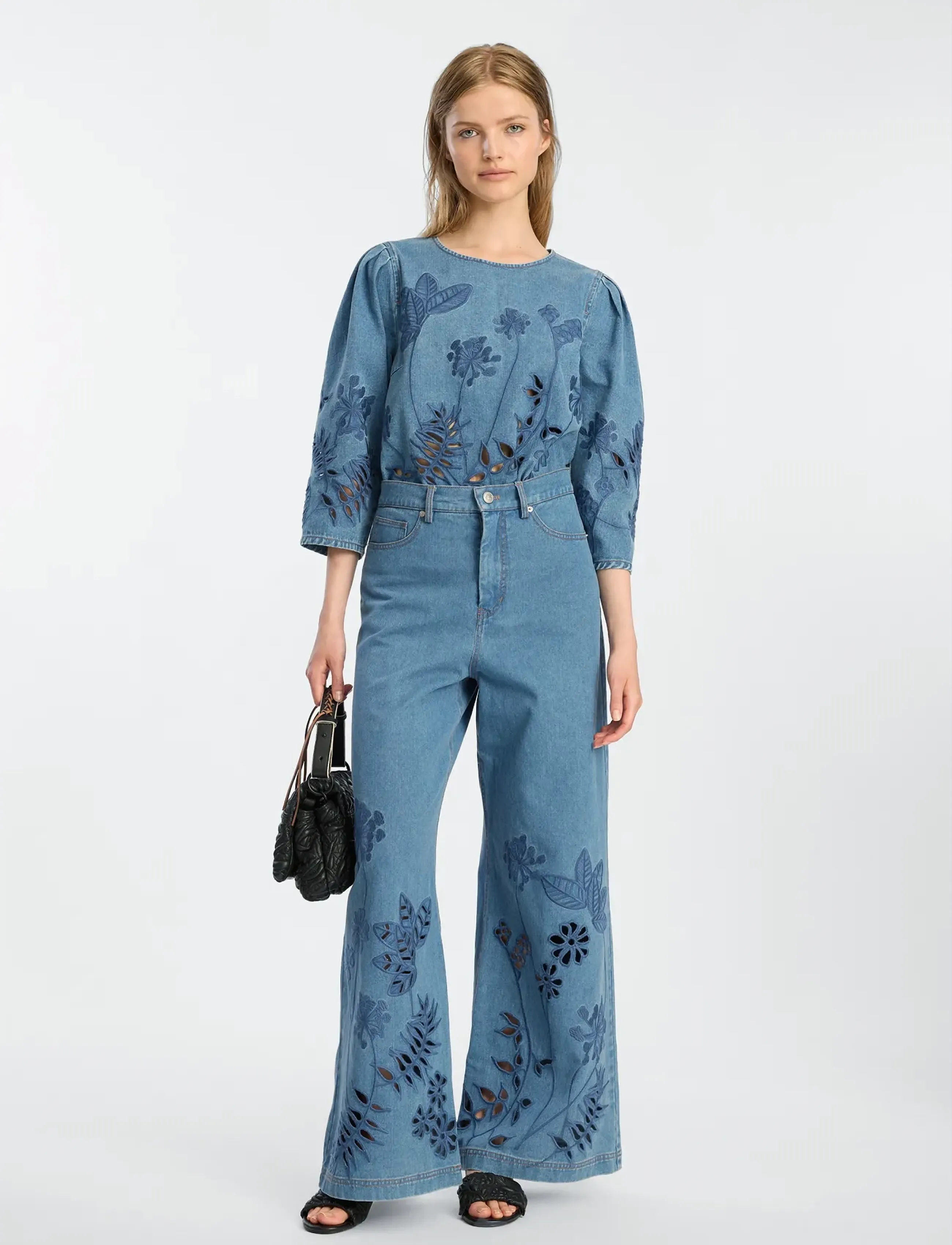 Munthe Bramble, 38, Blue, Skjorter > Denim-Skjorter, Dame