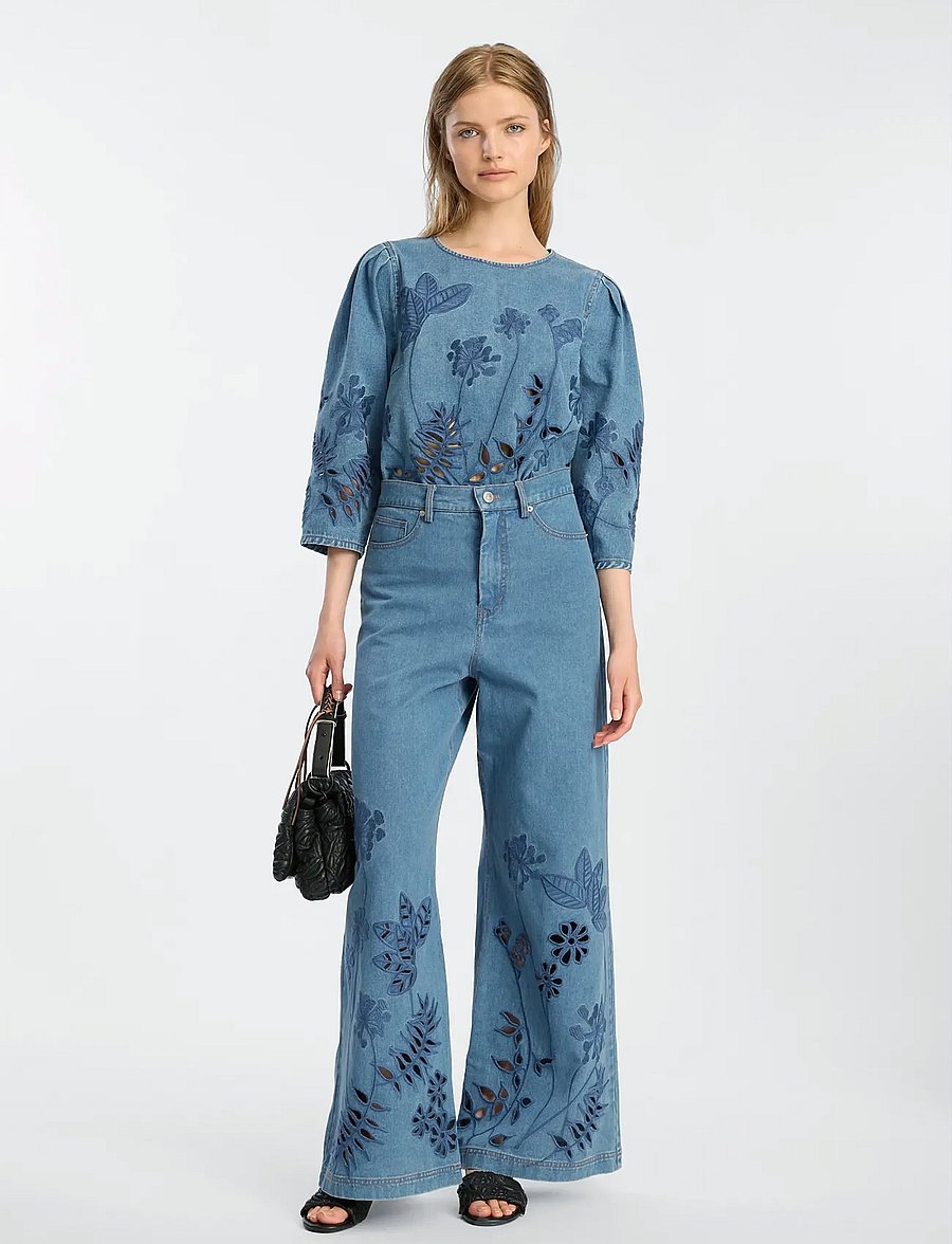 Munthe - BRAMBLE - jeanshemden - blue - 0