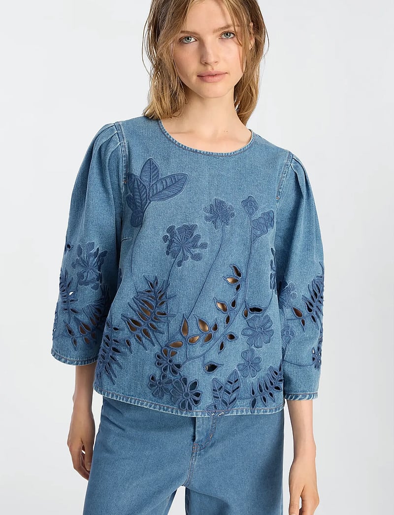 Munthe - BRAMBLE - jeanshemden - blue - 2