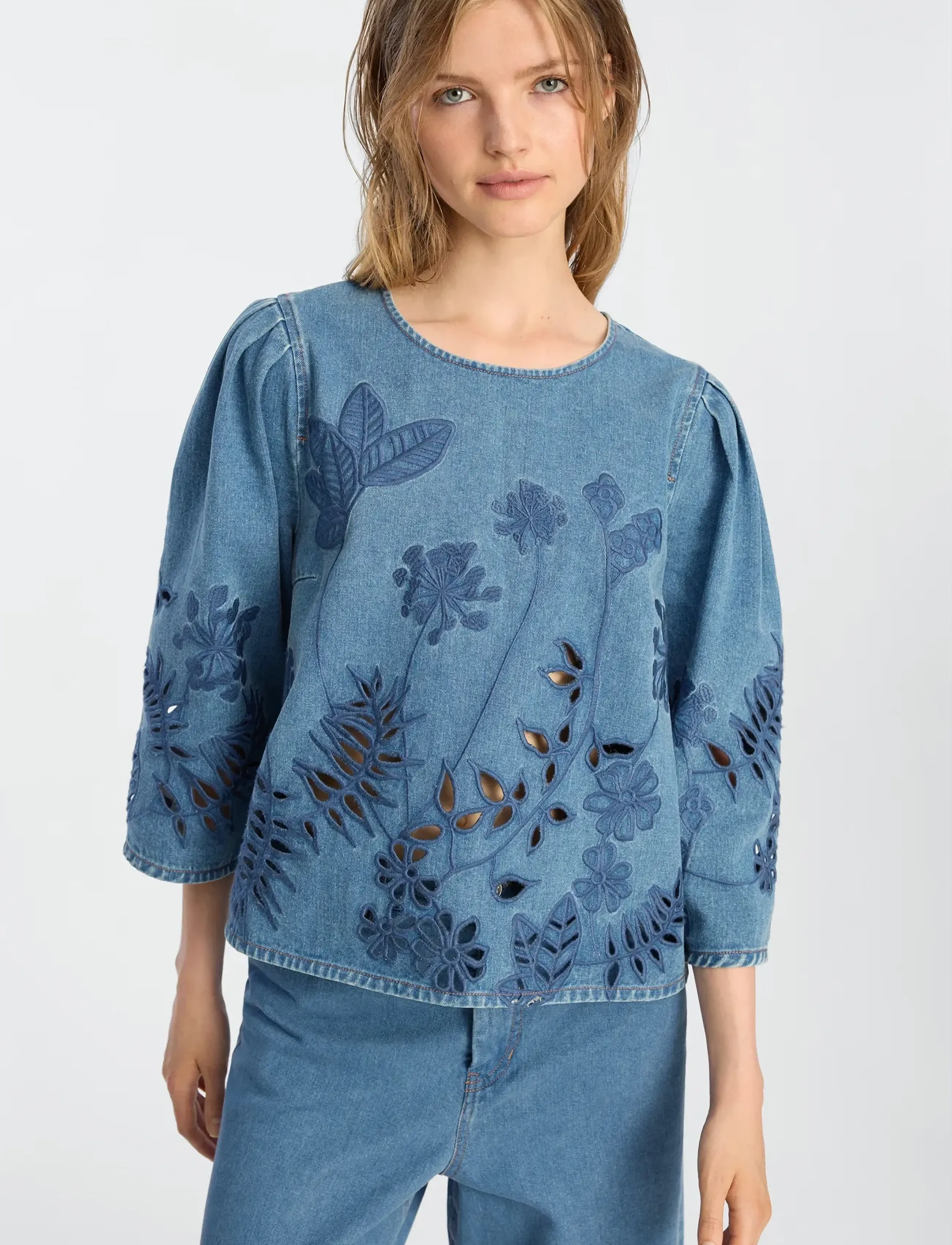 Munthe - BRAMBLE - denimskjorter - blue - 2