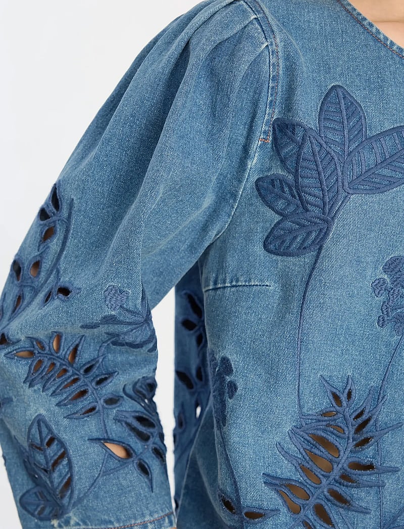 Munthe - BRAMBLE - jeanshemden - blue - 3