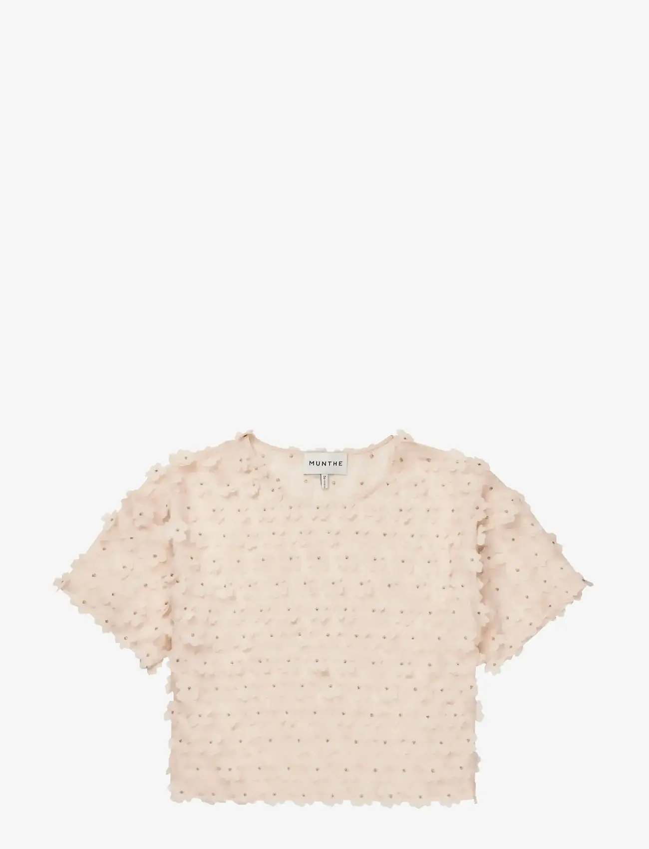 Munthe - BOSSI - kurzämlige blusen - creme - 1