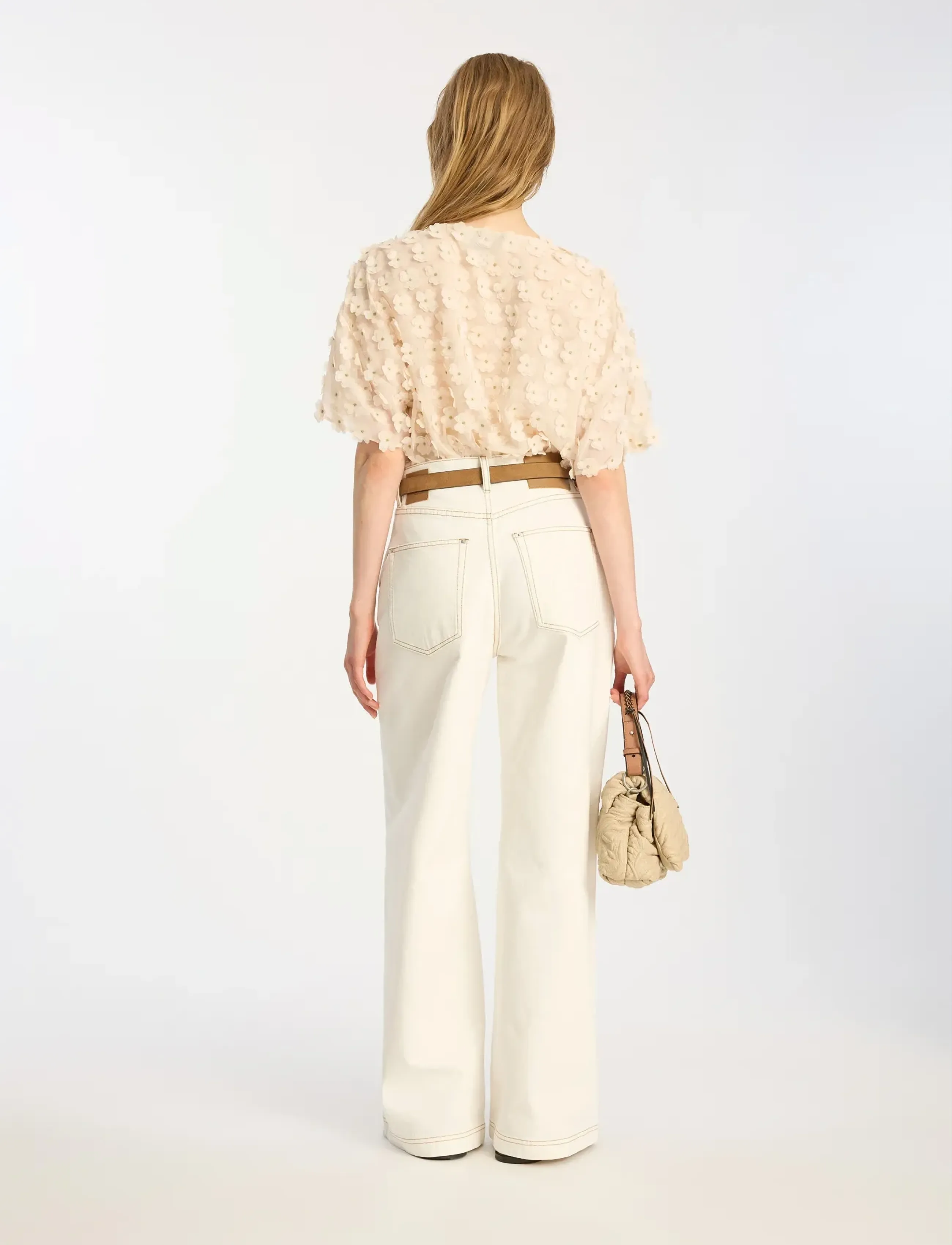 Munthe - BOSSI - kortärmade blusar - creme - 2
