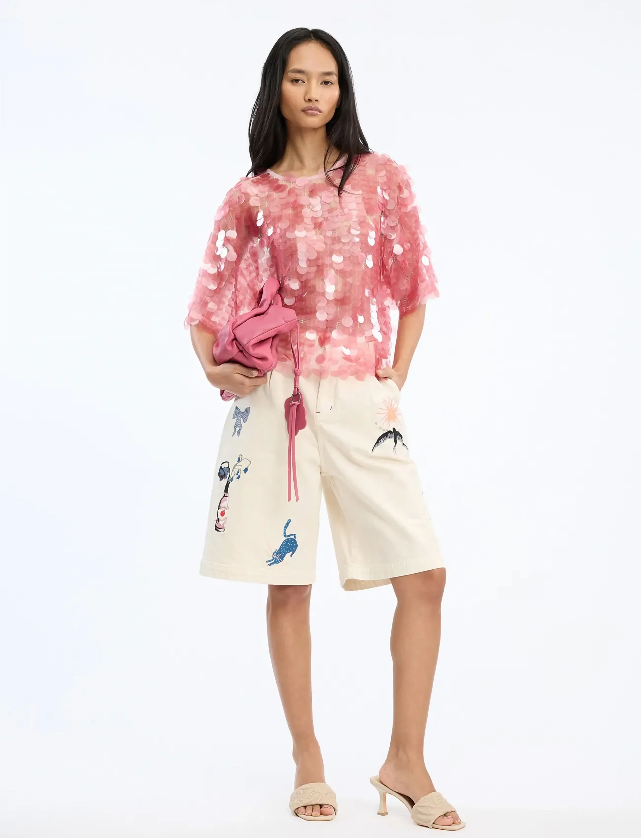 Munthe BELMIRA - Festtopper - ROSE / pink/rose