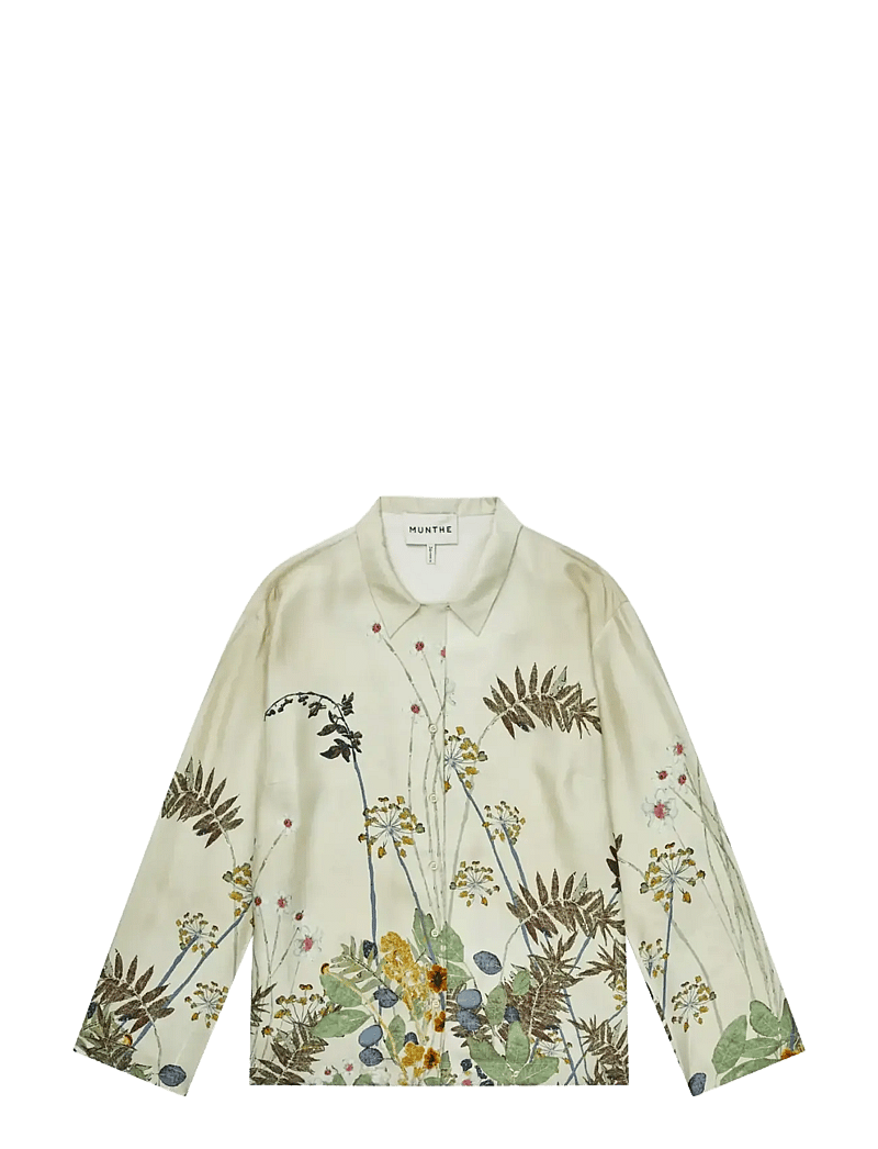 Munthe - FAIZA - jeansskjortor - print creme - 1