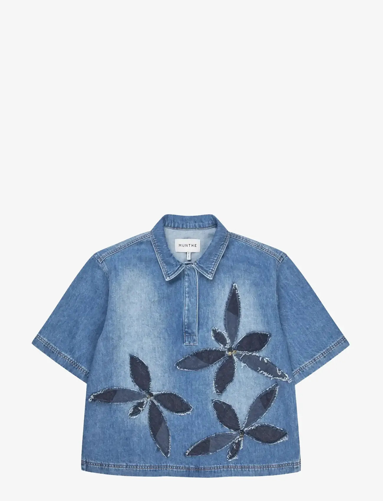 Munthe - BERTRYM - jeanshemden - blue - 1