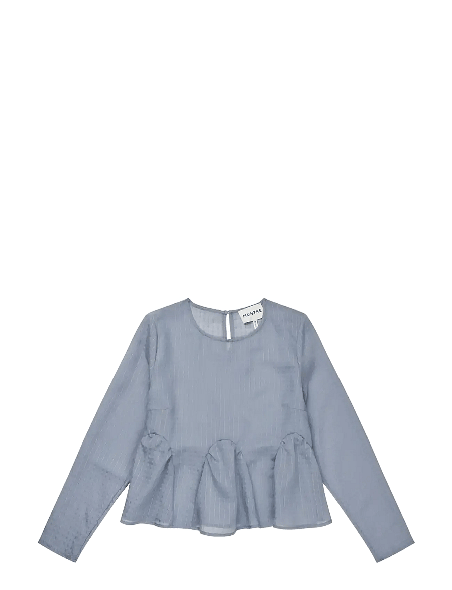 Munthe - BENEDETTA - langärmelige blusen - blue - 1