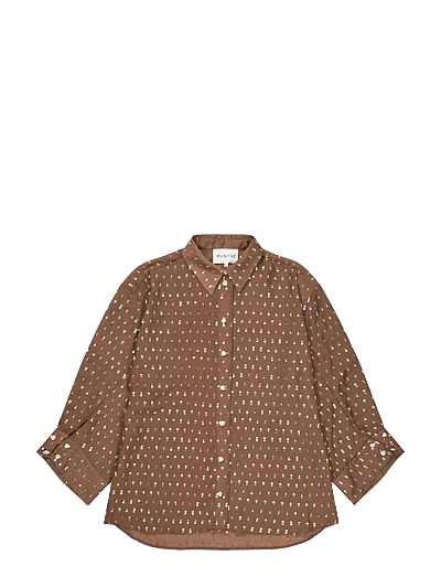 Munthe BJARKA - Pikkade varrukatega särgid - MOCCA / brown