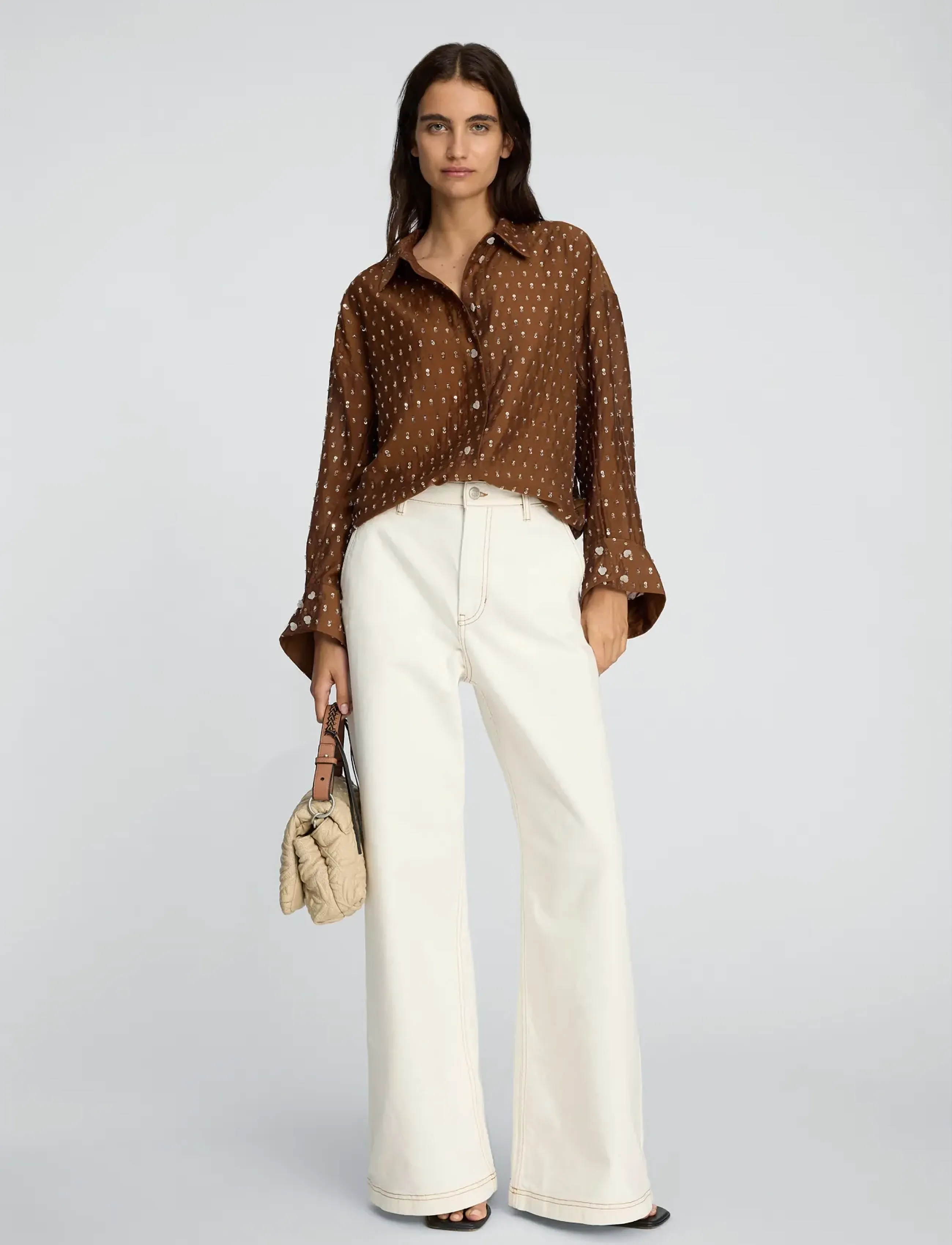 Munthe BJARKA - Blūzes un krekli - MOCCA / brown