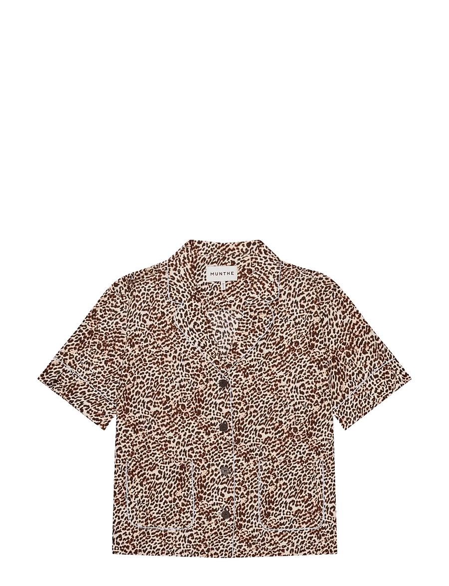 Munthe - USHI - jeanshemden - print animal - 1