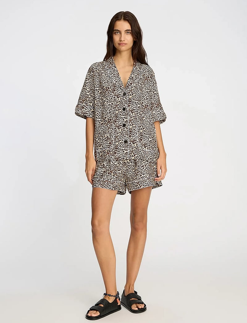 Munthe - USHI - jeanshemden - print animal - 0