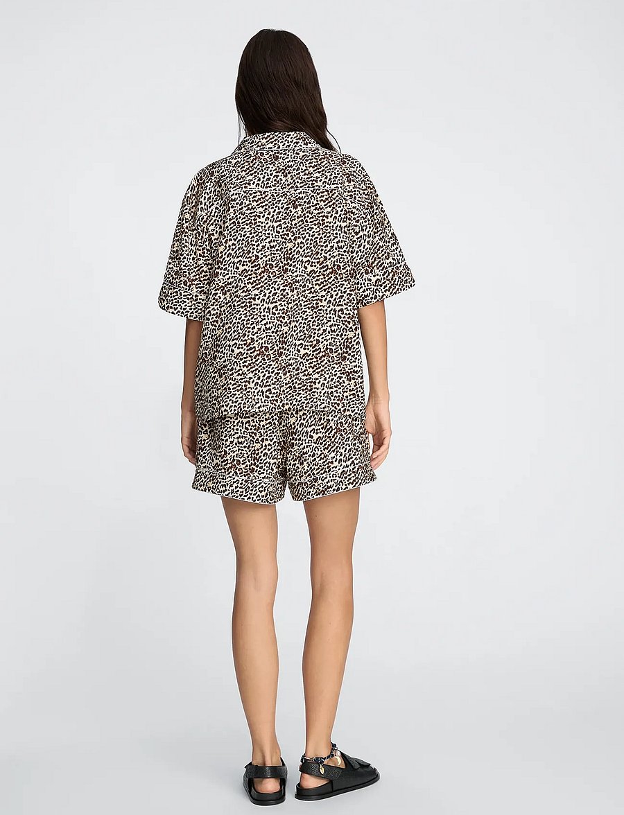 Munthe - USHI - jeanshemden - print animal - 2