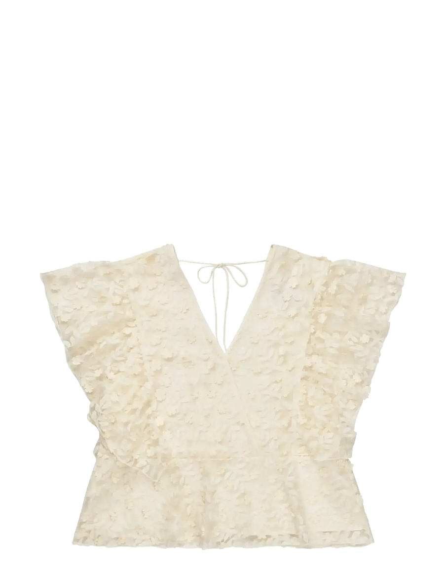 Munthe - BLAINE - lühikeste varrukatega pluusid - ivory - 1