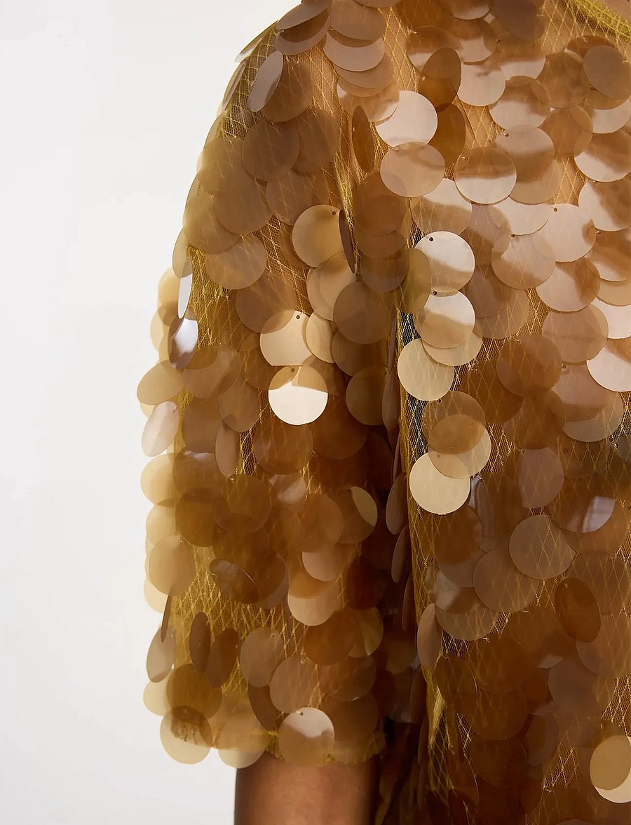 Munthe - BELMIRA - kurzärmelige blusen - gold - 5
