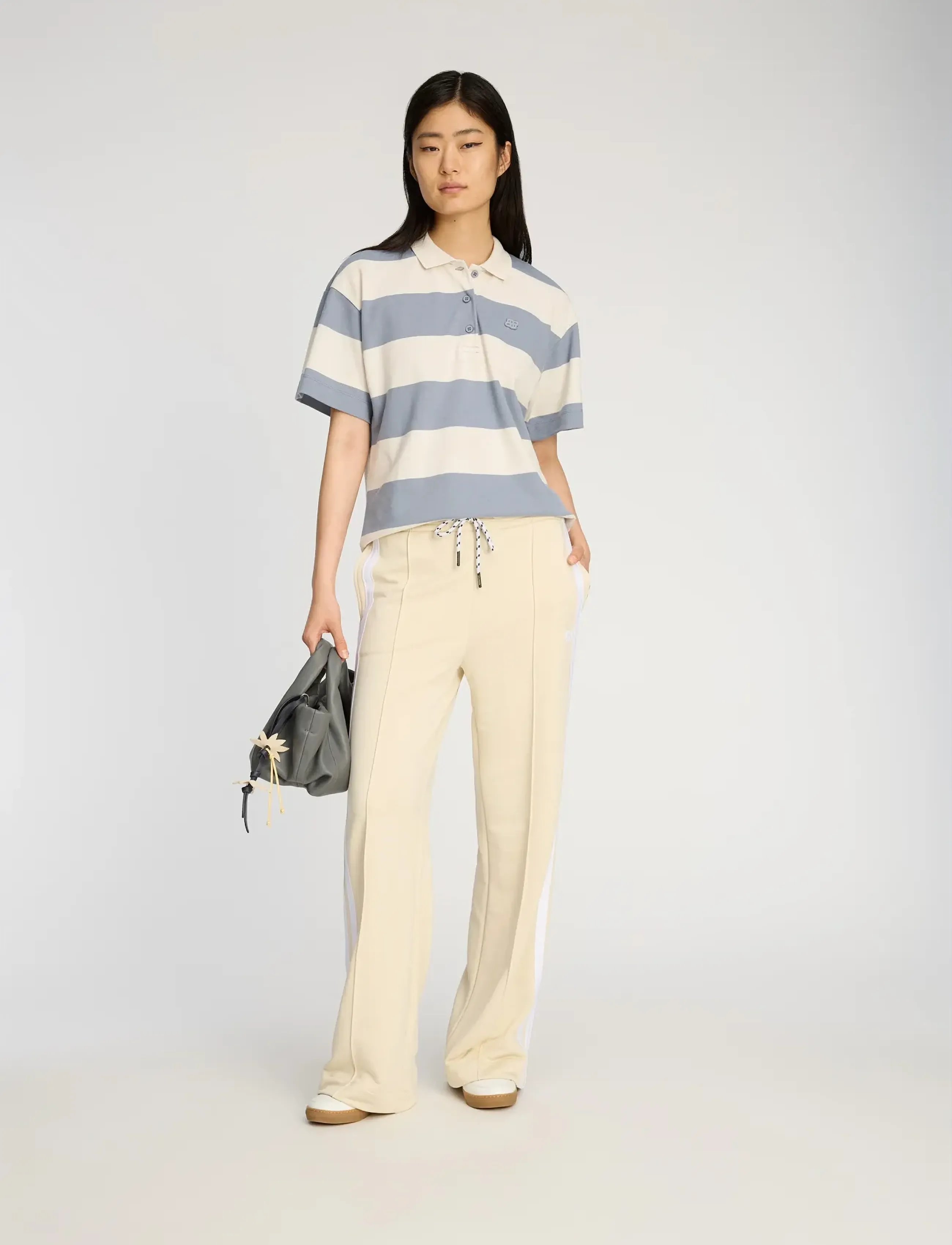 Munthe BAELFIRE - Pikéer - STRIPE BLUE / blue