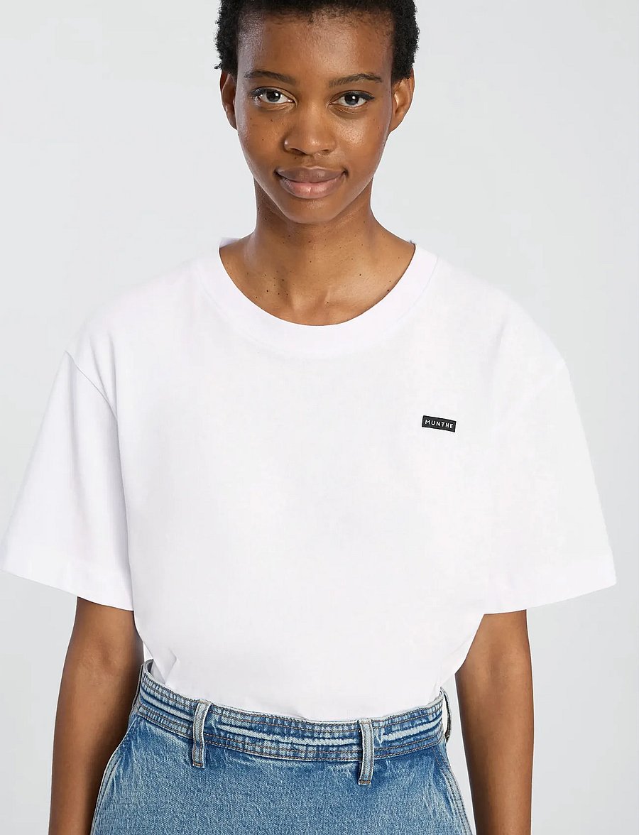 Munthe - BELLAMY - t-shirts - white - 3