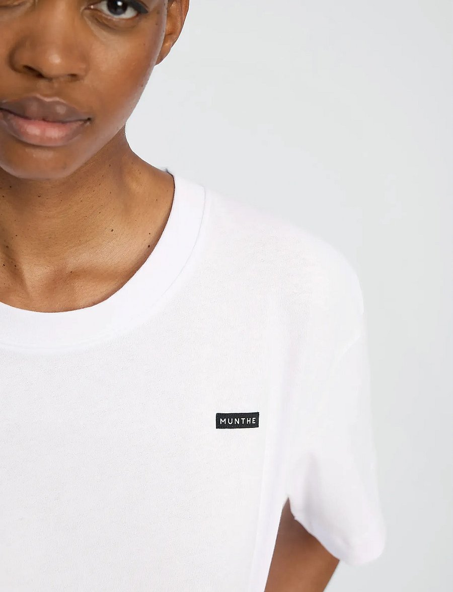 Munthe - BELLAMY - t-shirts - white - 4