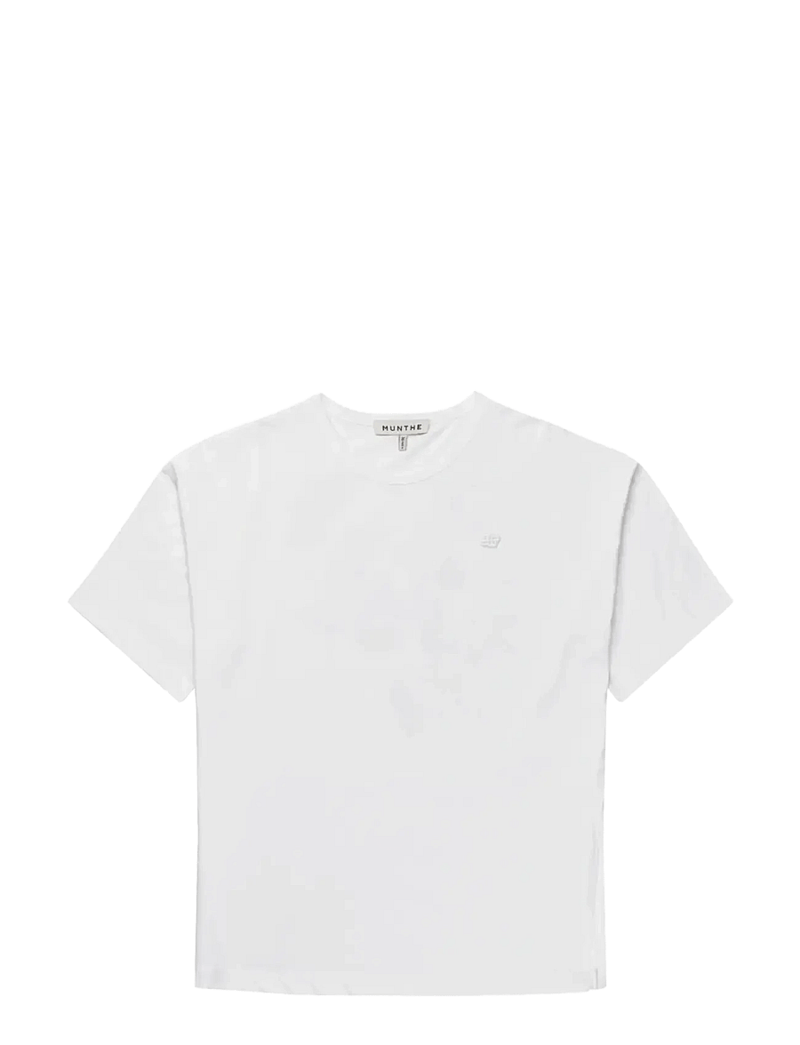 Munthe - LANSTER - marškinėliai - white - 2