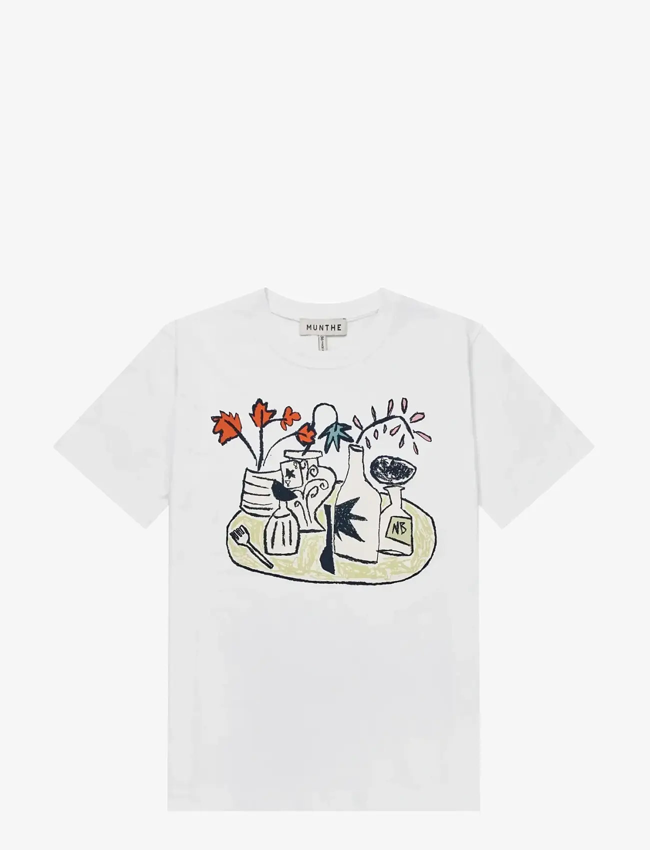 Munthe - BALLON - t-shirts & tops - white - 0