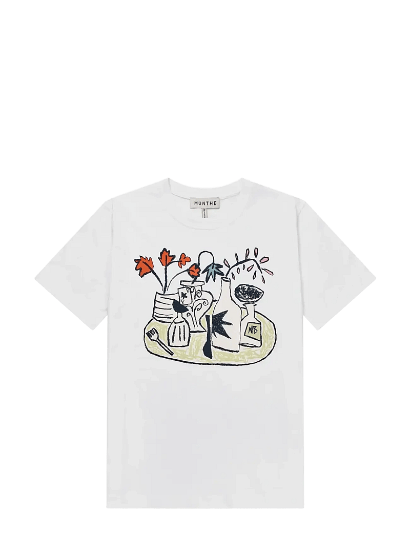 Munthe - BALLON - t-shirts & tops - white - 0