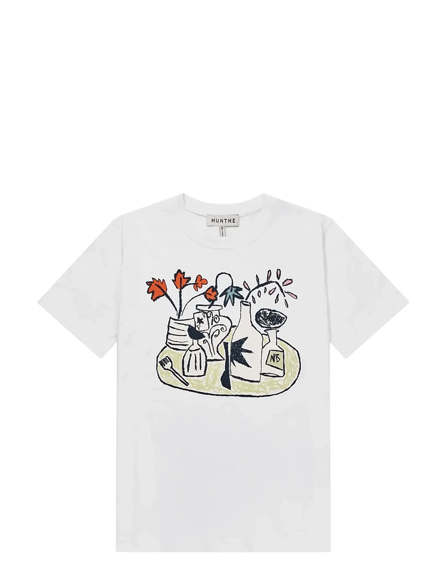 Munthe - BALLON - t-shirts & tops - white - 0