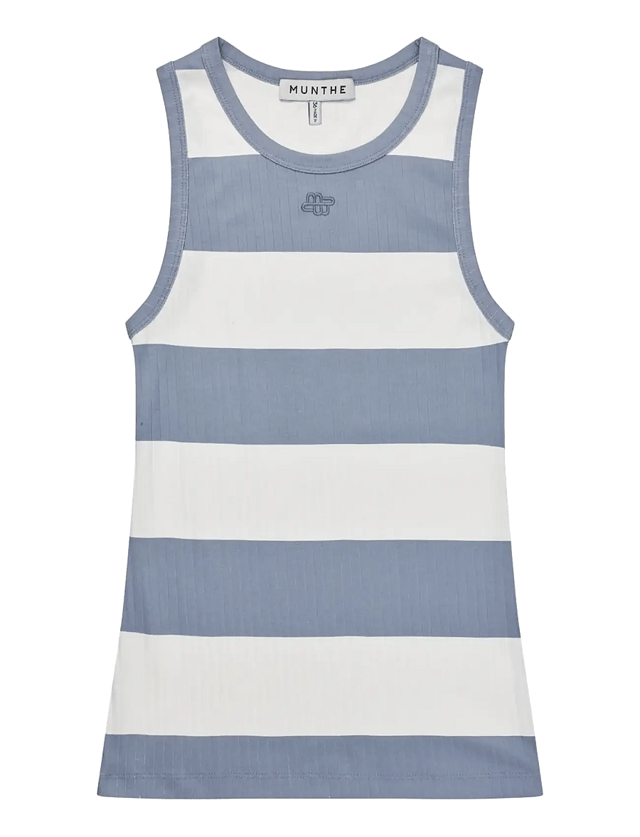Munthe - TEZZA - Ärmellose tops - stripe blue - 1