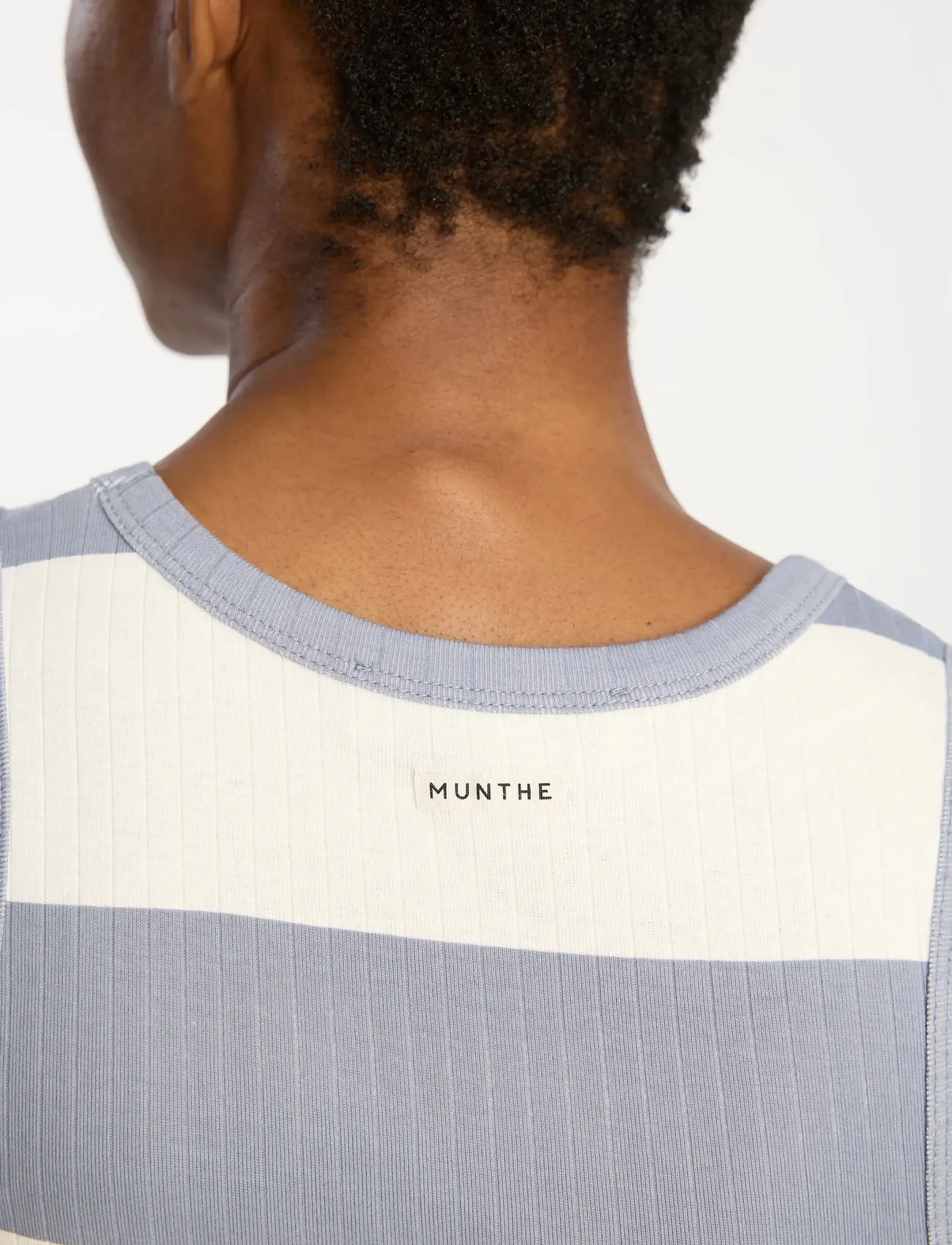 Munthe - TEZZA - Ärmellose tops - stripe blue - 5