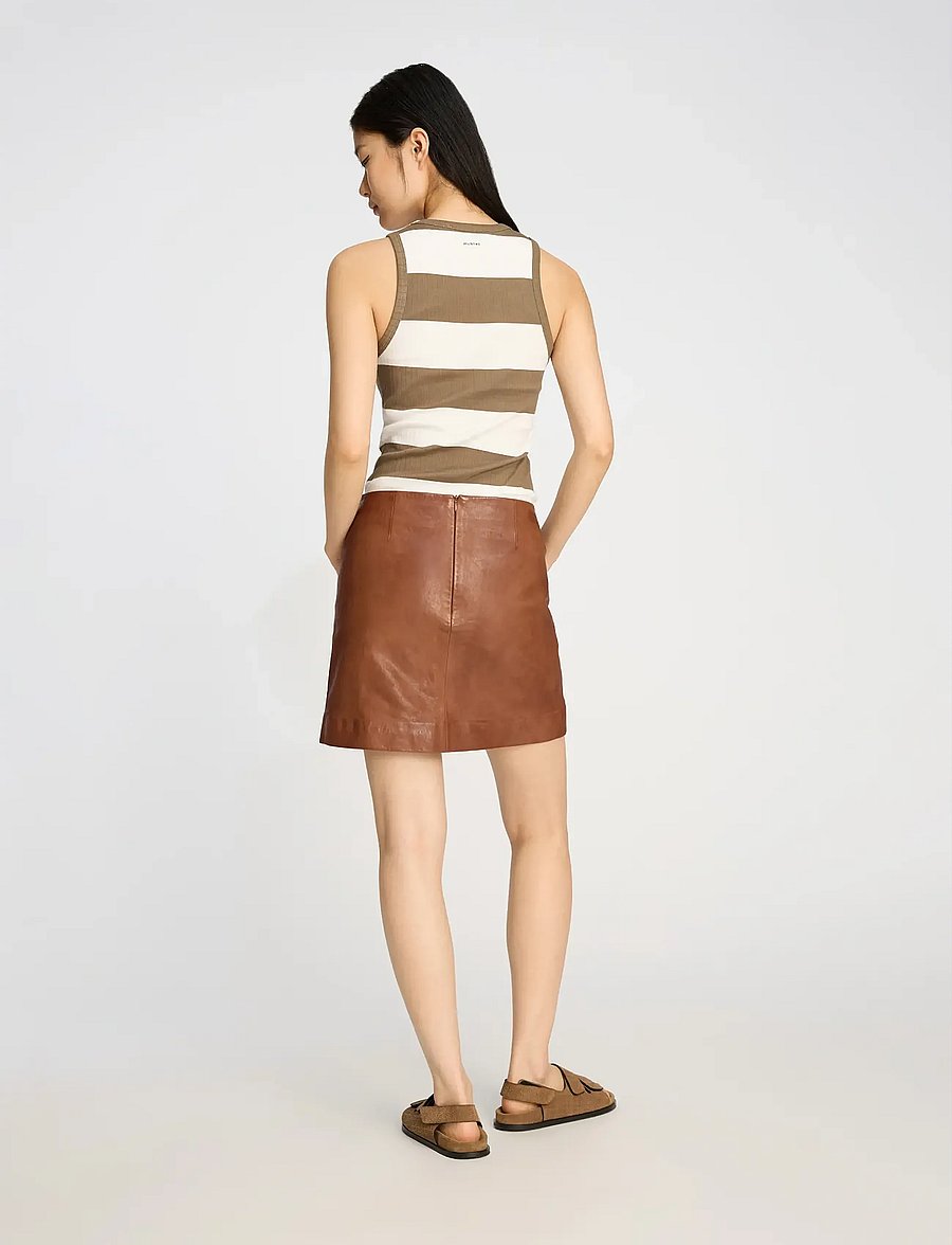 Munthe - TEZZA - t-shirty & zopy - stripe mocca - 2