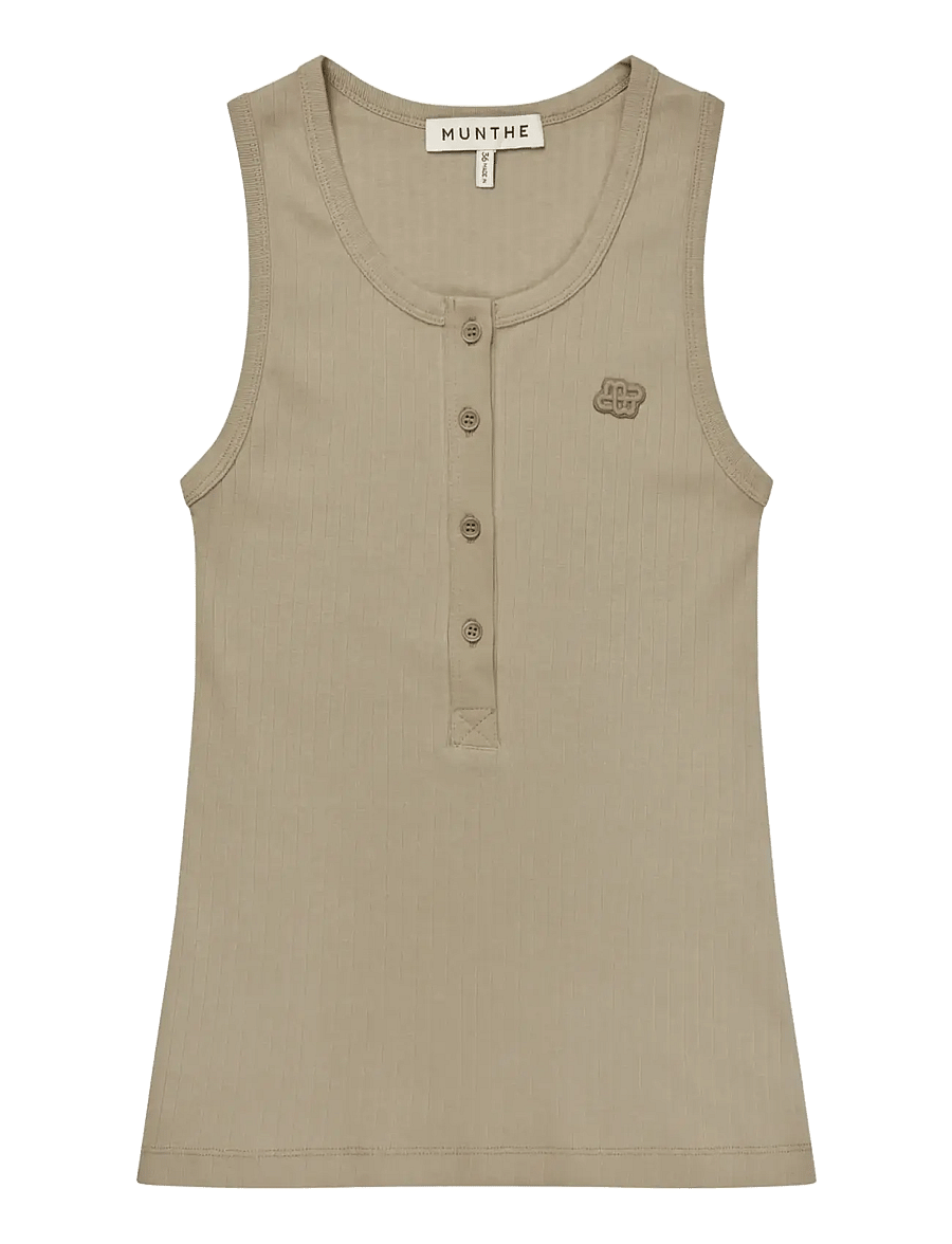 Munthe - ROTH - sleeveless tops - green - 1