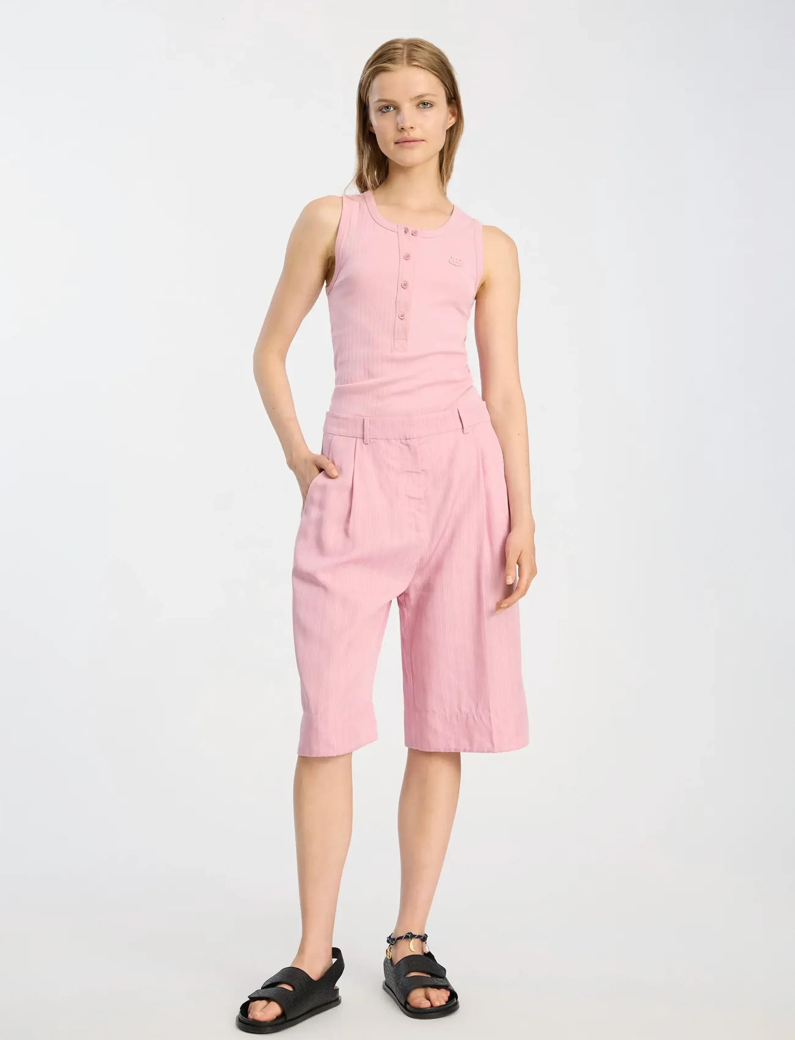 Munthe Roth, 34, T-shirts & Oberteile, Rosa - Sleeveless, Frauen