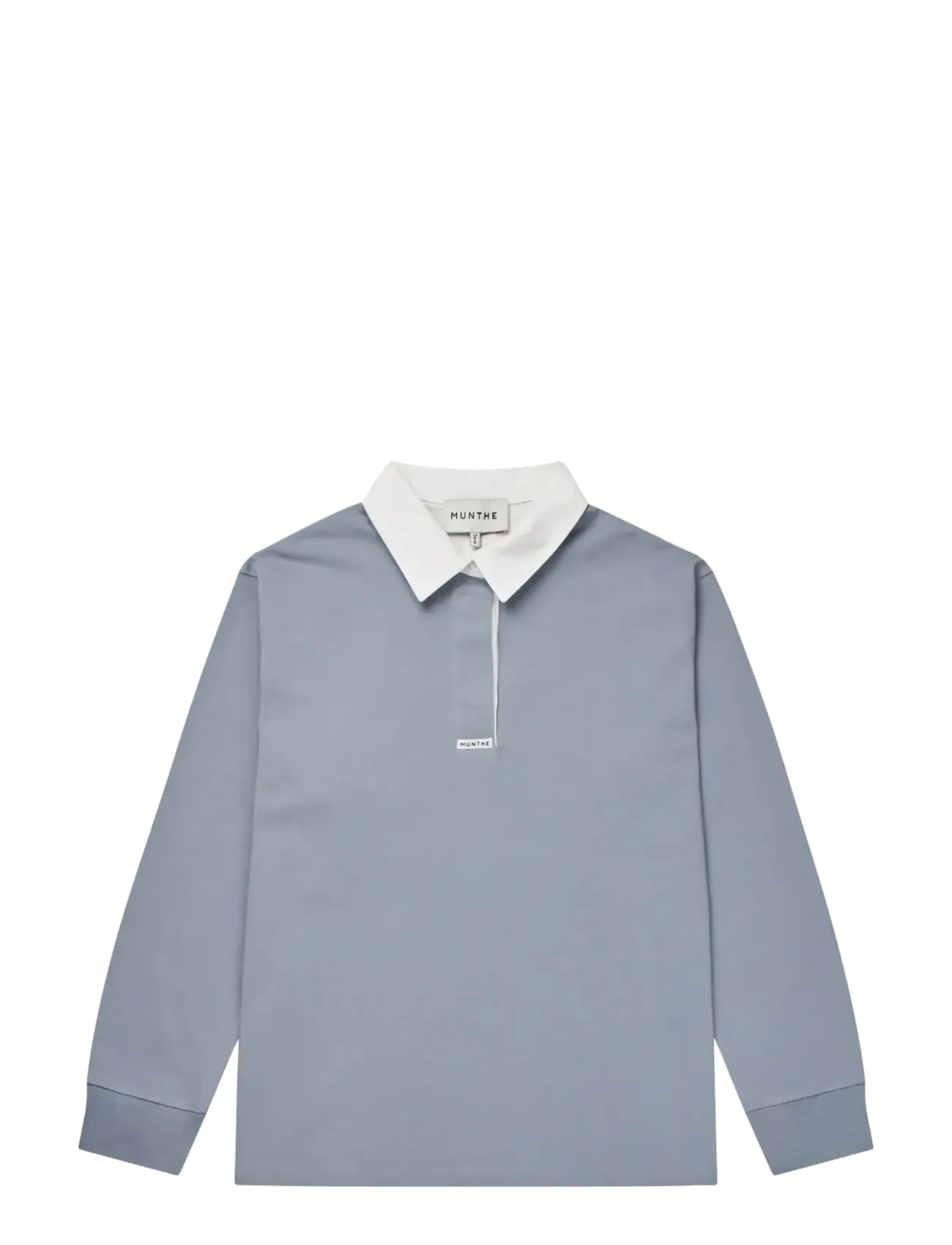 Munthe BECENT - T-shirts & Topper - BLUE / white
