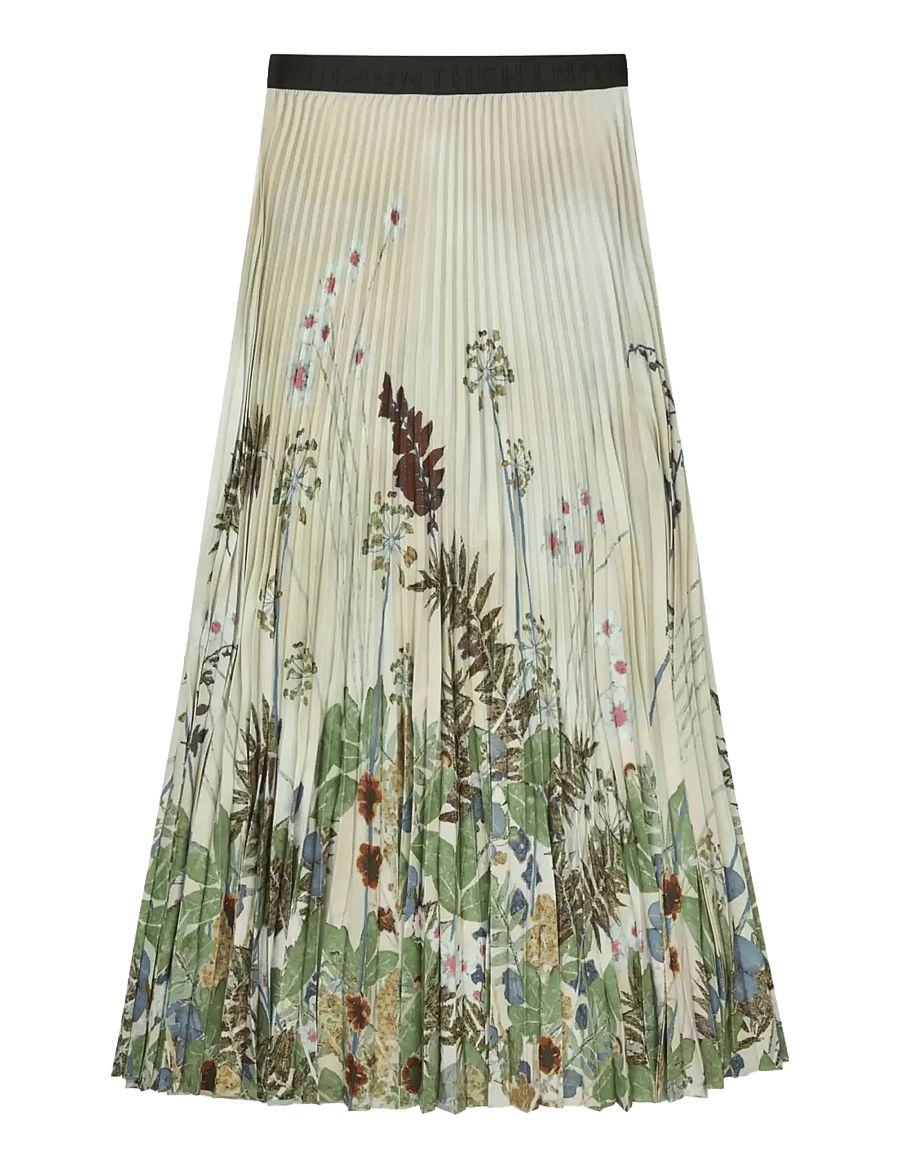Munthe - TAULLA - faltenröcke - print creme - 1