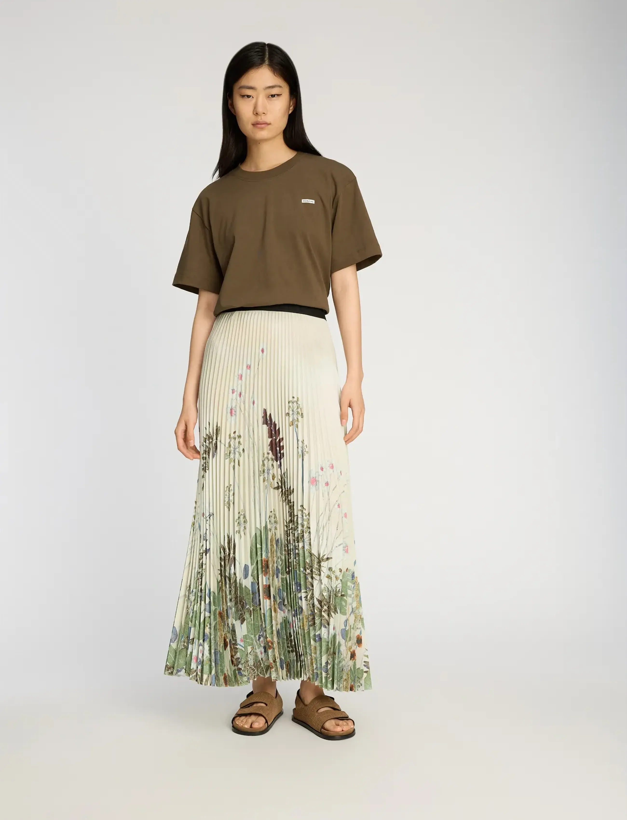 Munthe TAULLA - Plisserade kjolar - PRINT CREME / multi