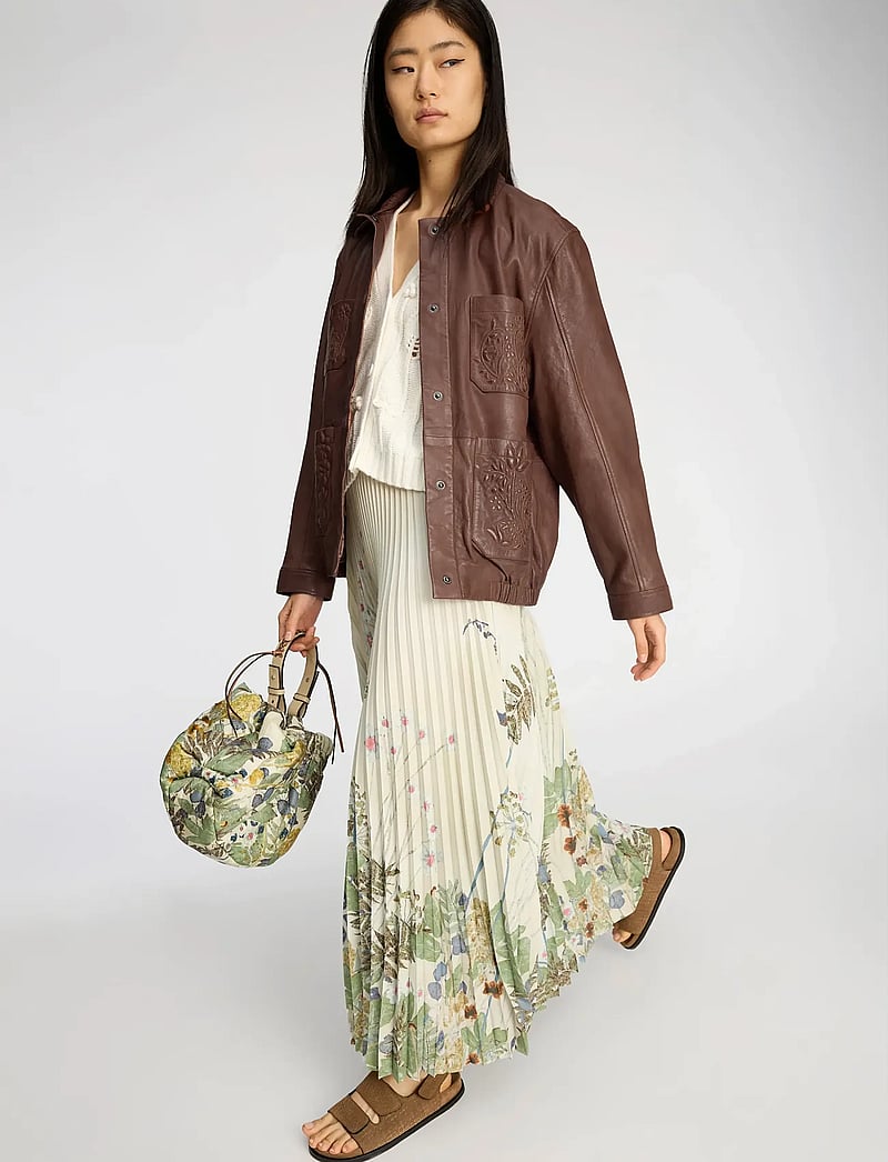 Munthe - TAULLA - faltenröcke - print creme - 3