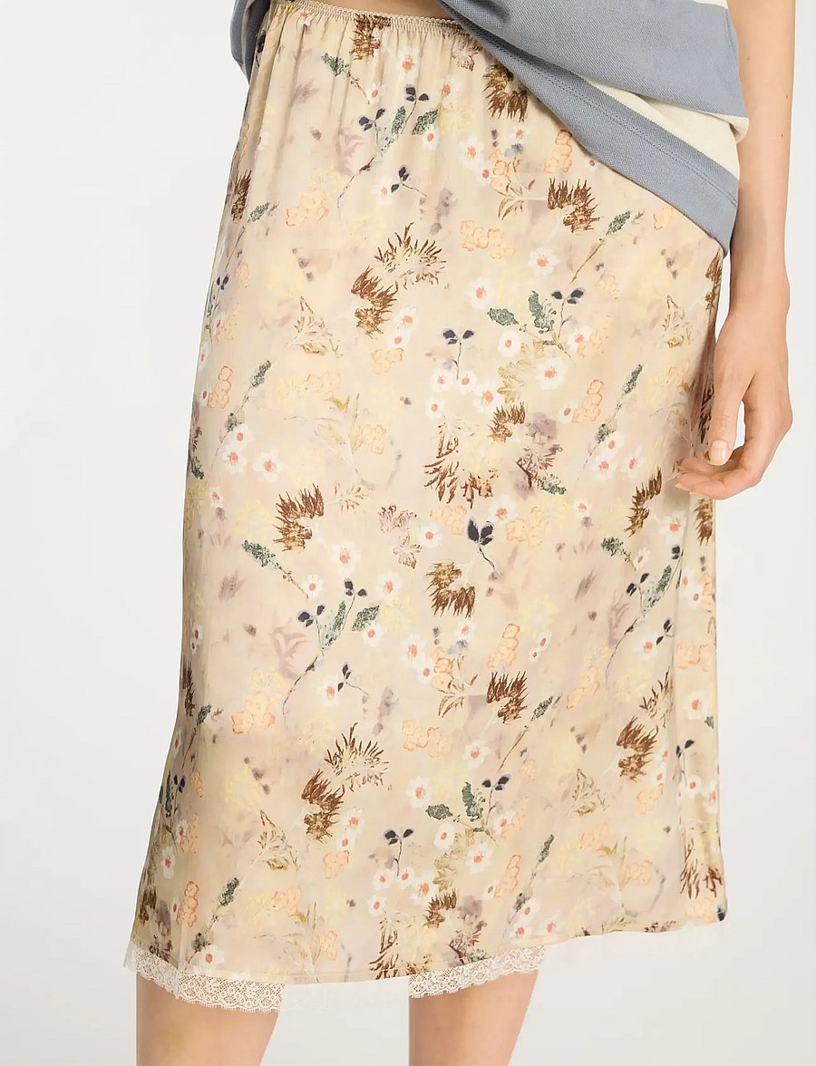 Munthe - BAIA SLIP - midi rokken - print nature - 5