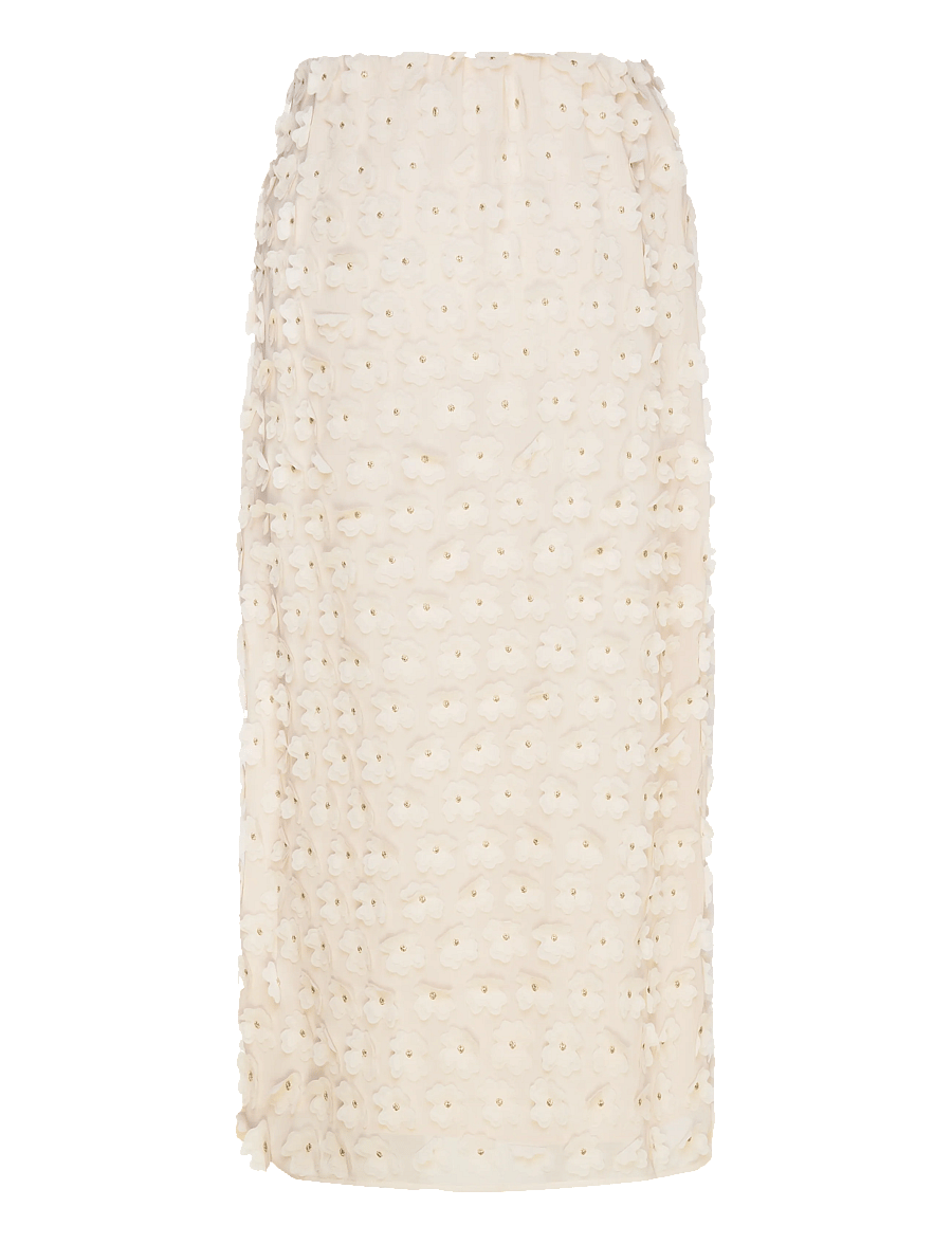 Munthe - BLOOMY - midi skirts - creme - 2
