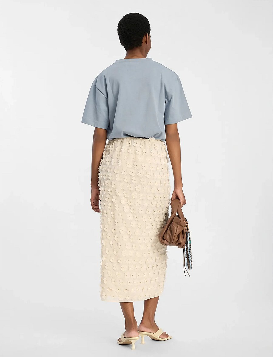 Munthe - BLOOMY - midi skirts - creme - 4
