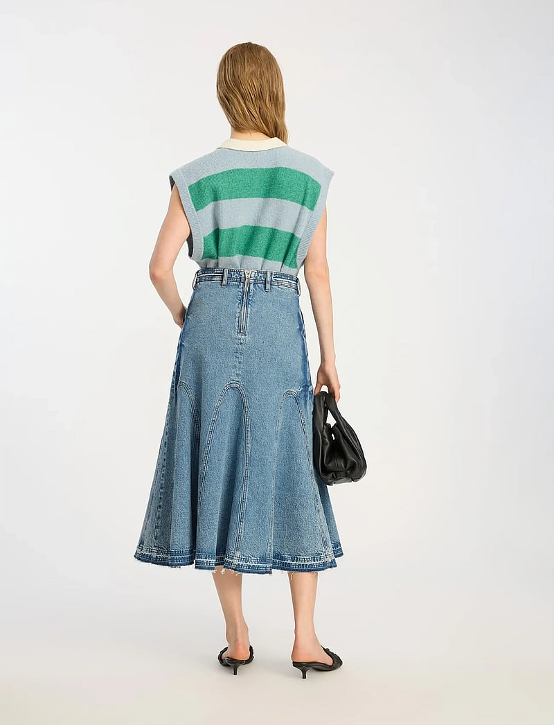 Munthe - BRAYLIN - jeanskjolar - blue - 2