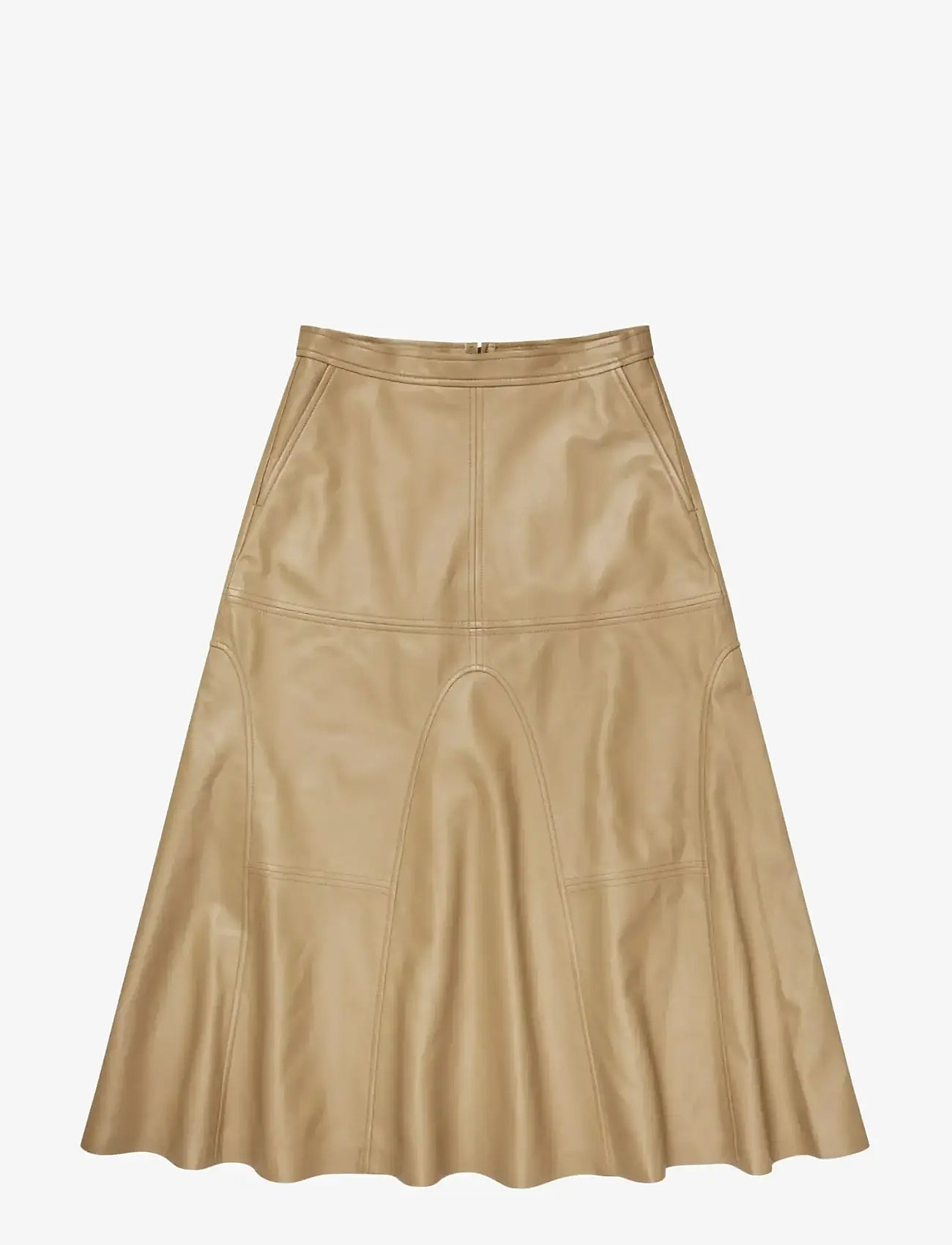 Munthe - BRAYLIN - nahast seelikud - camel - 0