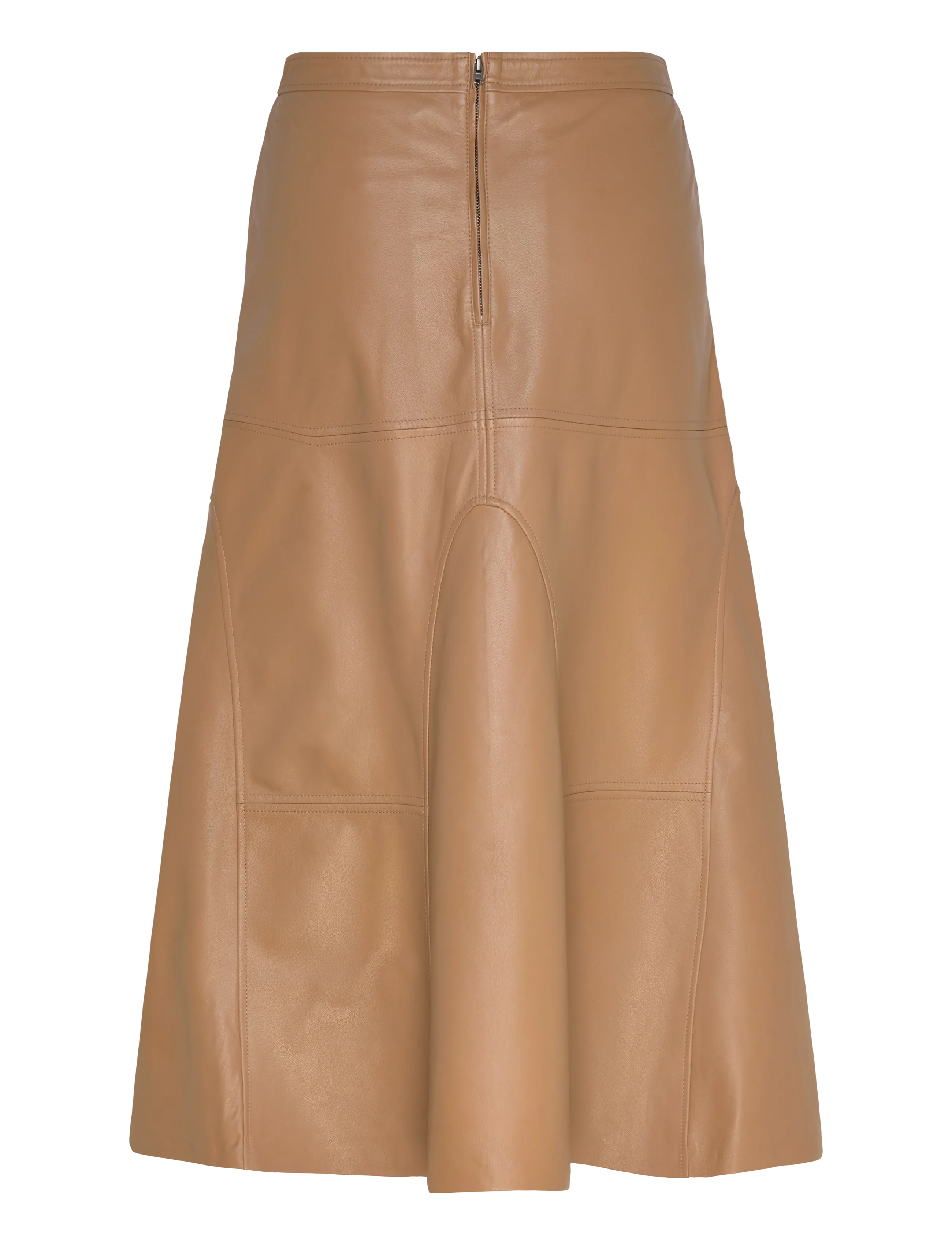 Munthe - BRAYLIN - lædernederdele - camel - 2