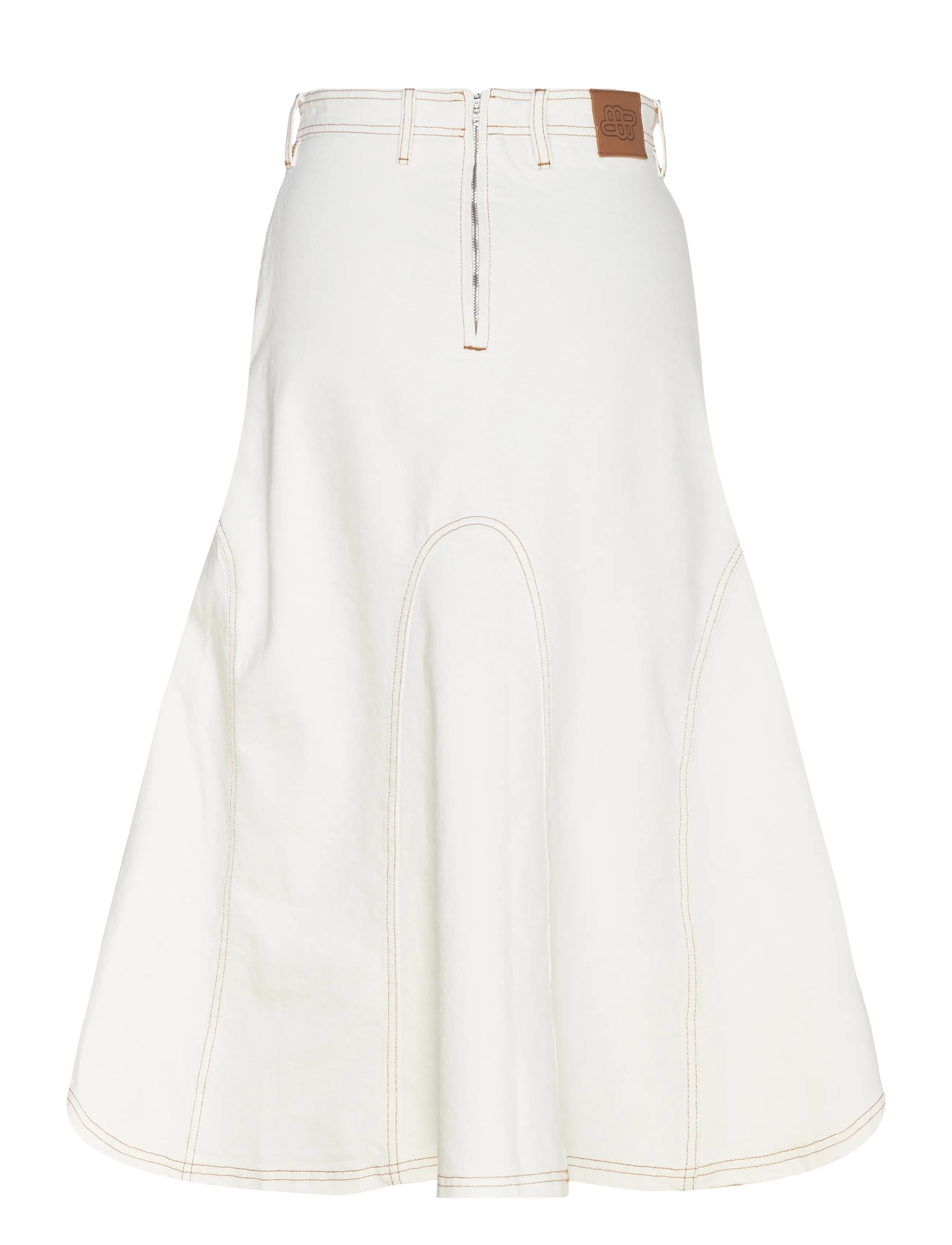 Munthe - BRAYLIN - džinsiniai sijonai - ivory - 2