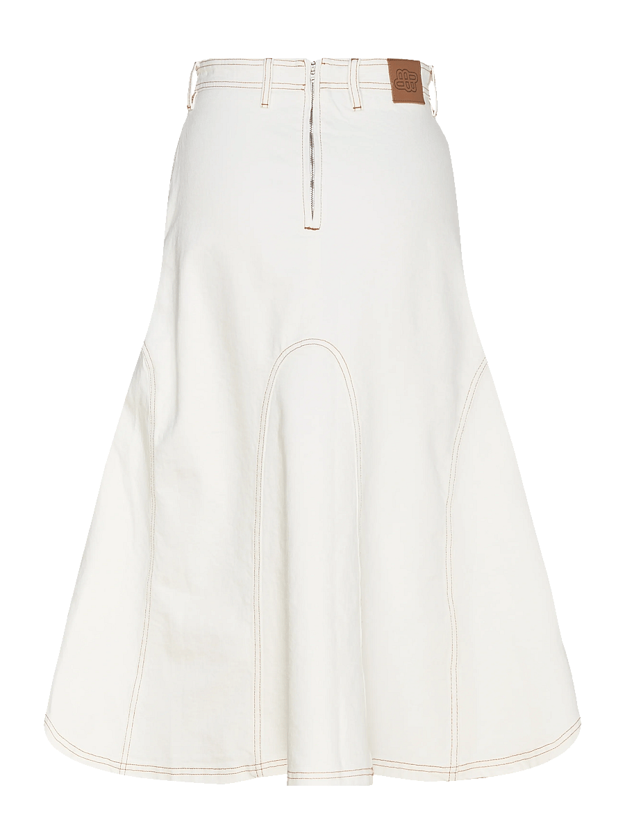 Munthe - BRAYLIN - denim skirts - ivory - 2