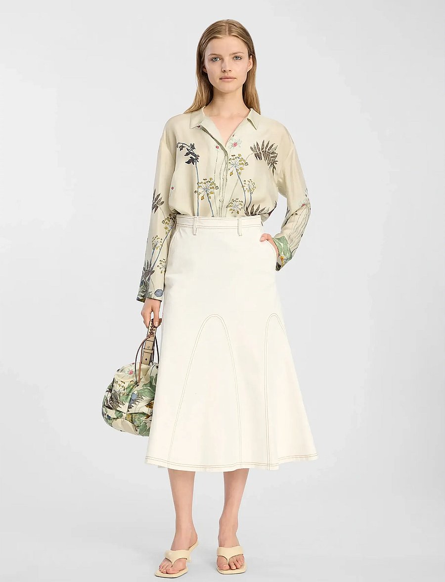 Munthe - BRAYLIN - denim skirts - ivory - 0