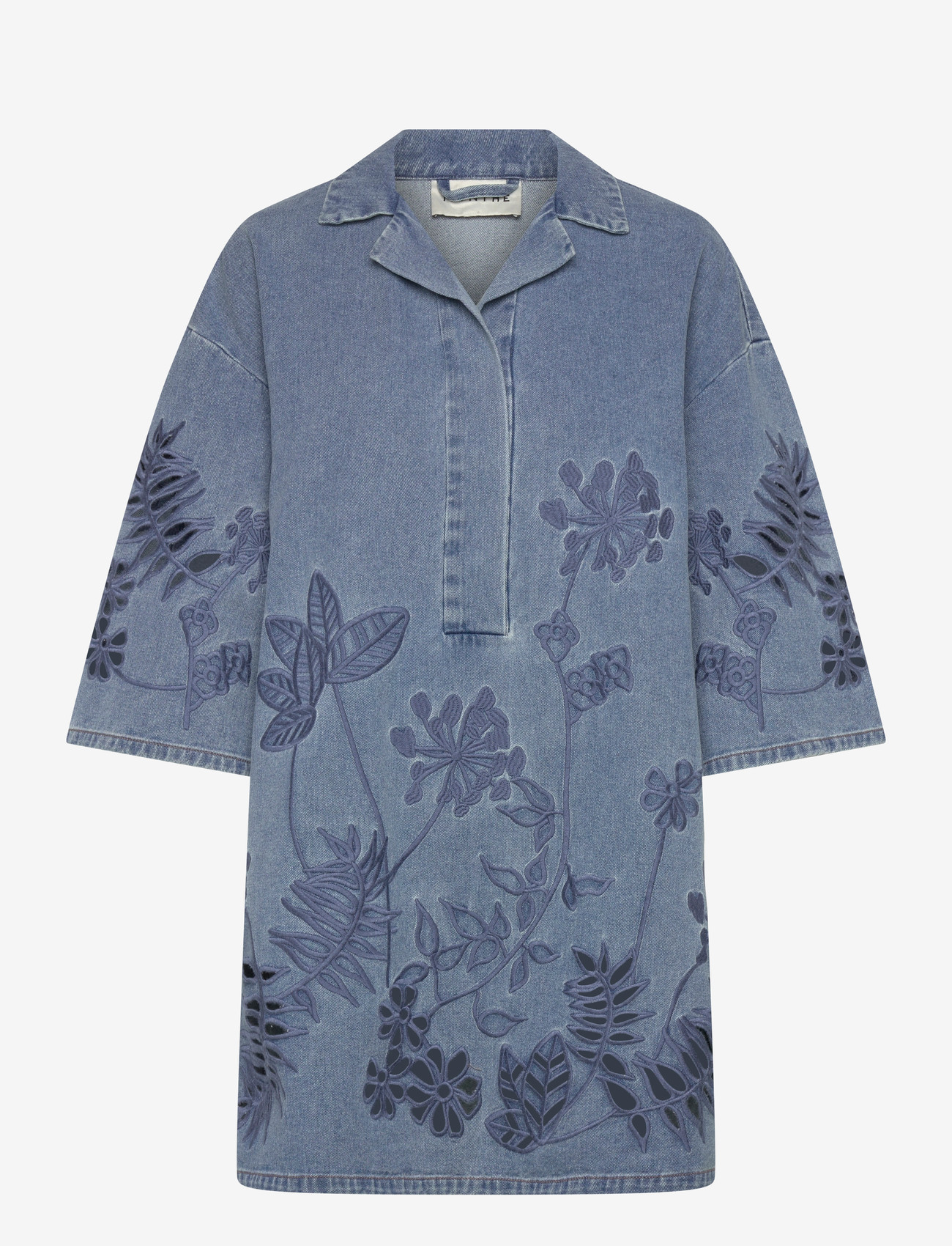 Munthe - BELLAR - jeansklänningar - blue - 0