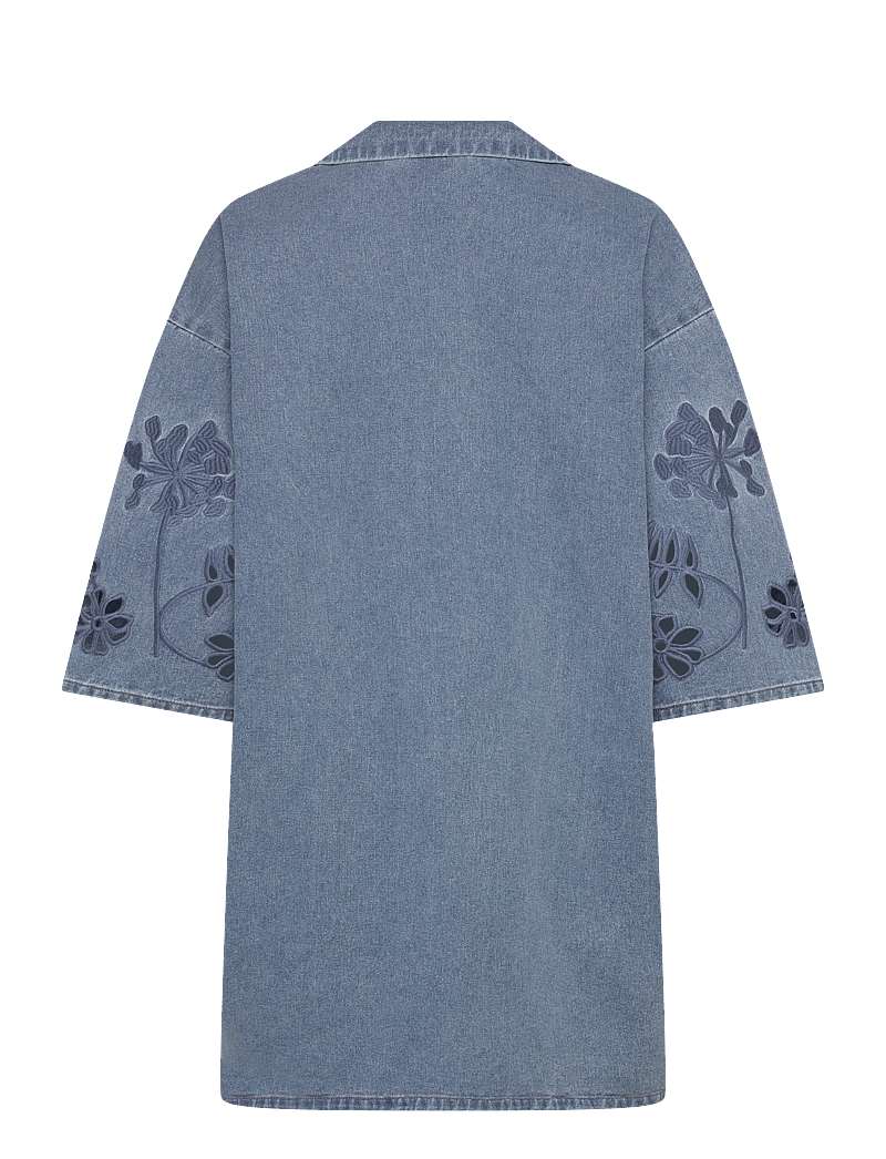 Munthe - BELLAR - jeansklänningar - blue - 1