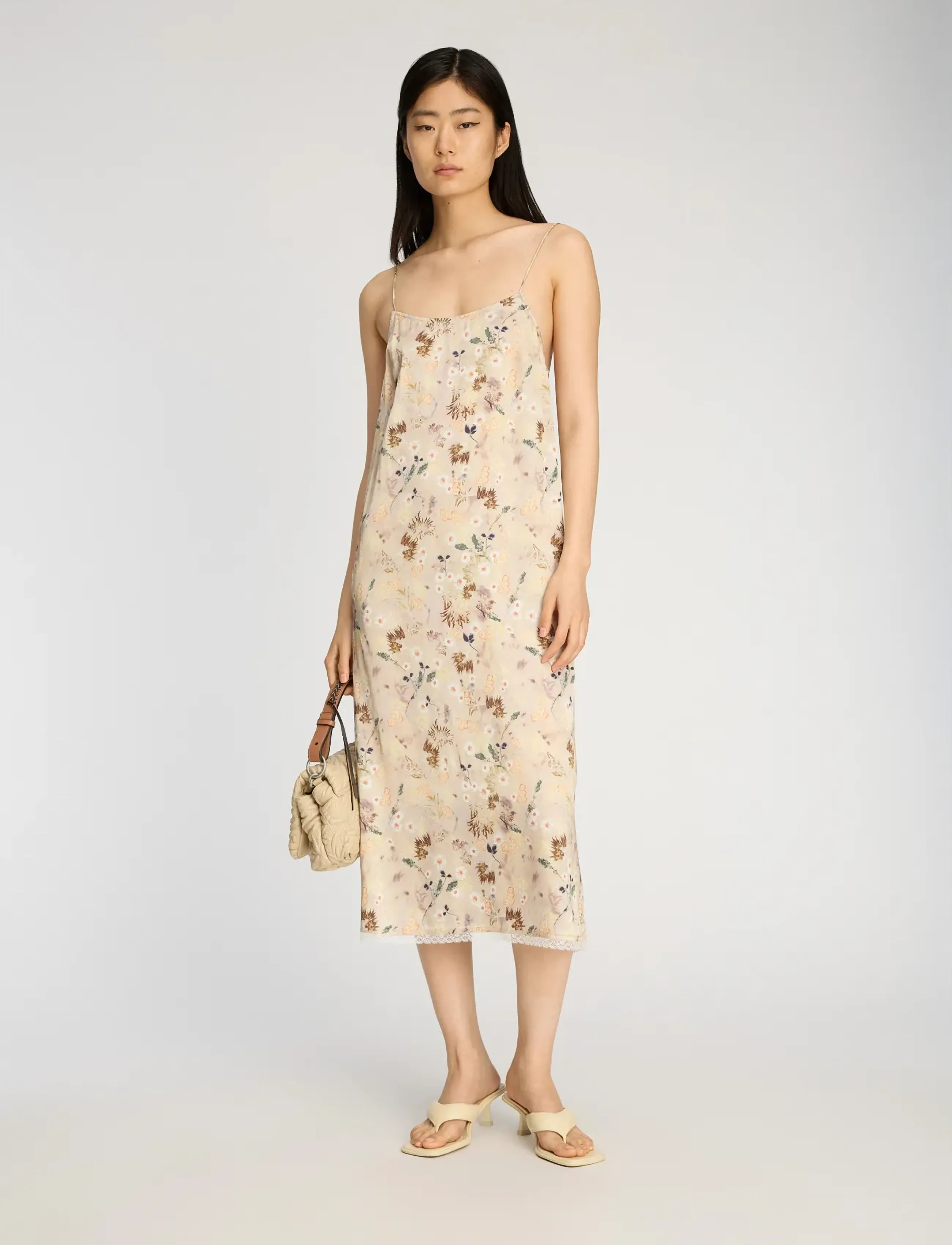 Munthe Barika Slip, 42, Cream, Designere > Slip Dresses, Dame