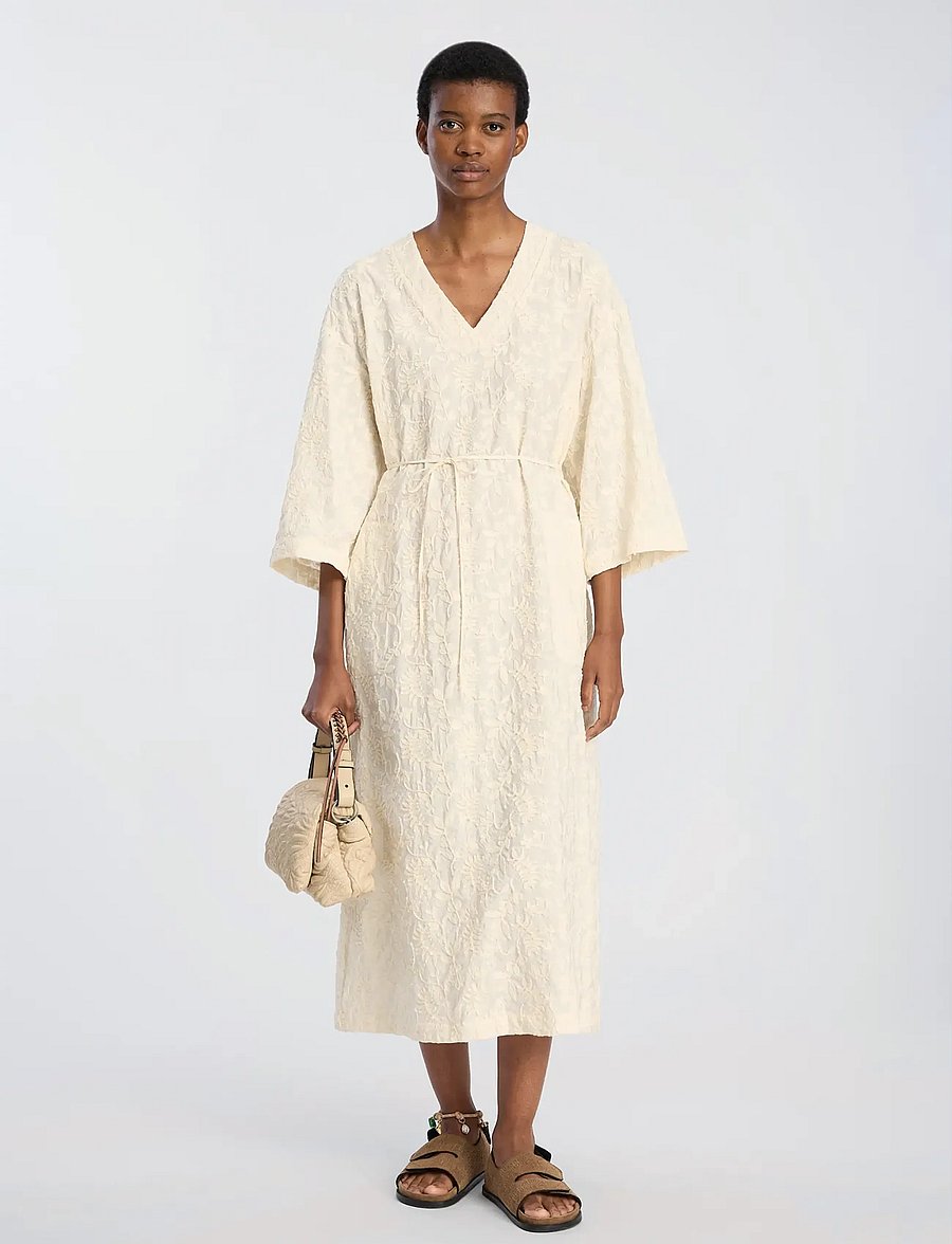 Munthe - BYRUS - maxi dresses - creme - 0